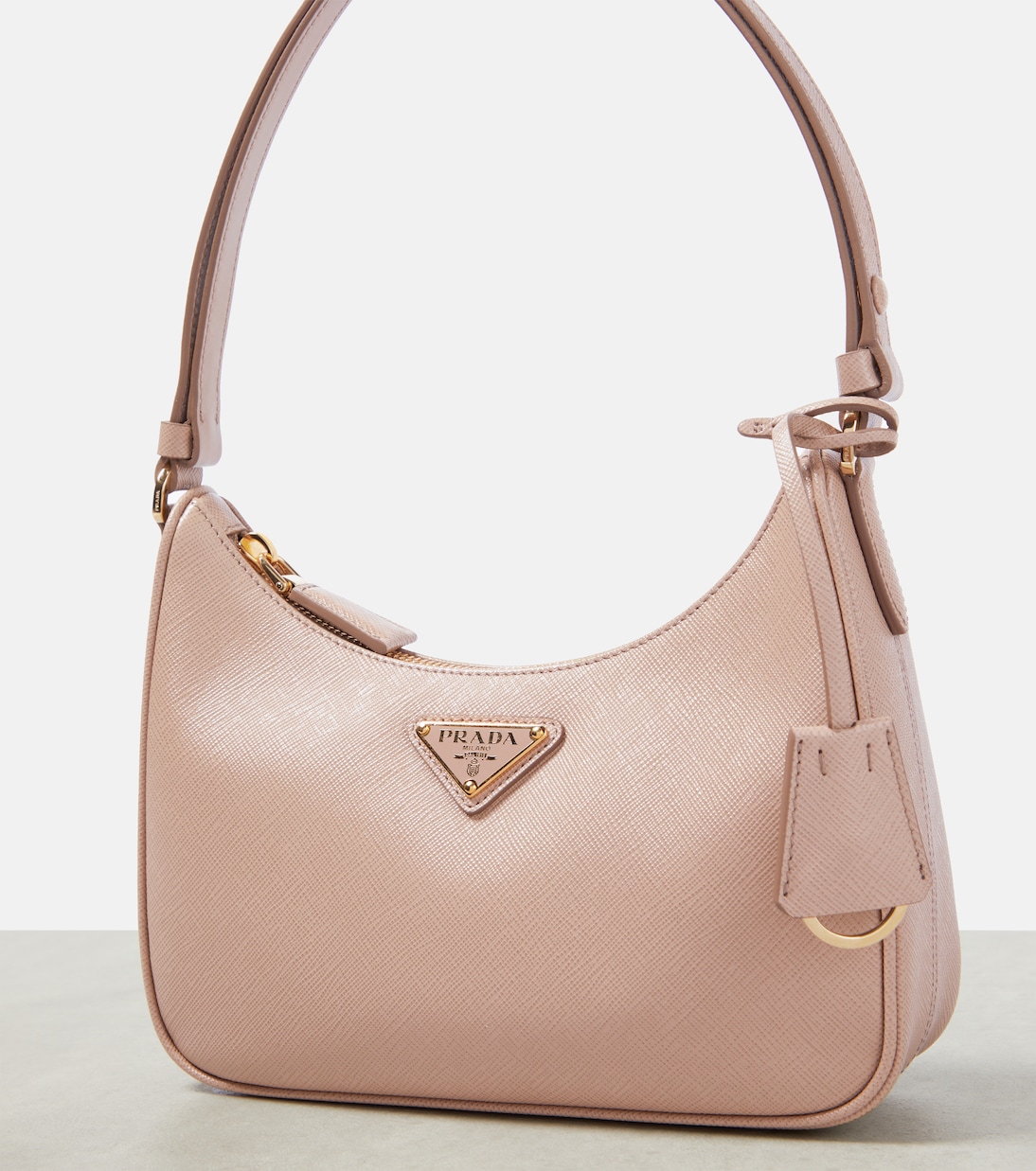 Borsa a spalla Re-Edition Mini in pelle | Prada