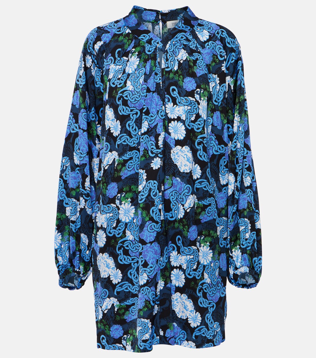 Robe Silka imprimée en satin | Diane von Furstenberg