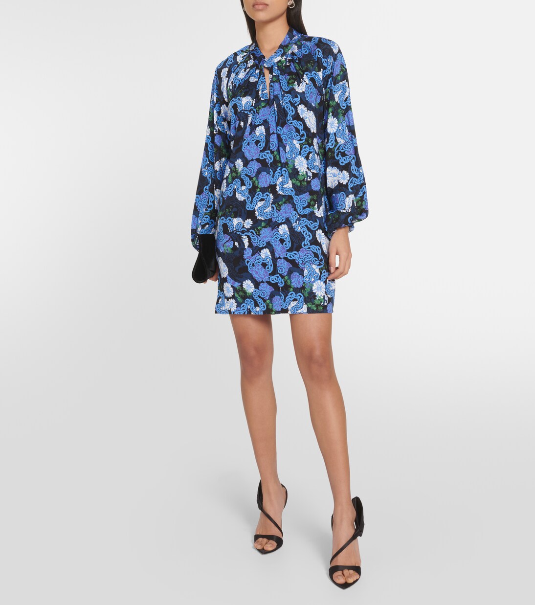 Robe Silka imprimée en satin | Diane von Furstenberg