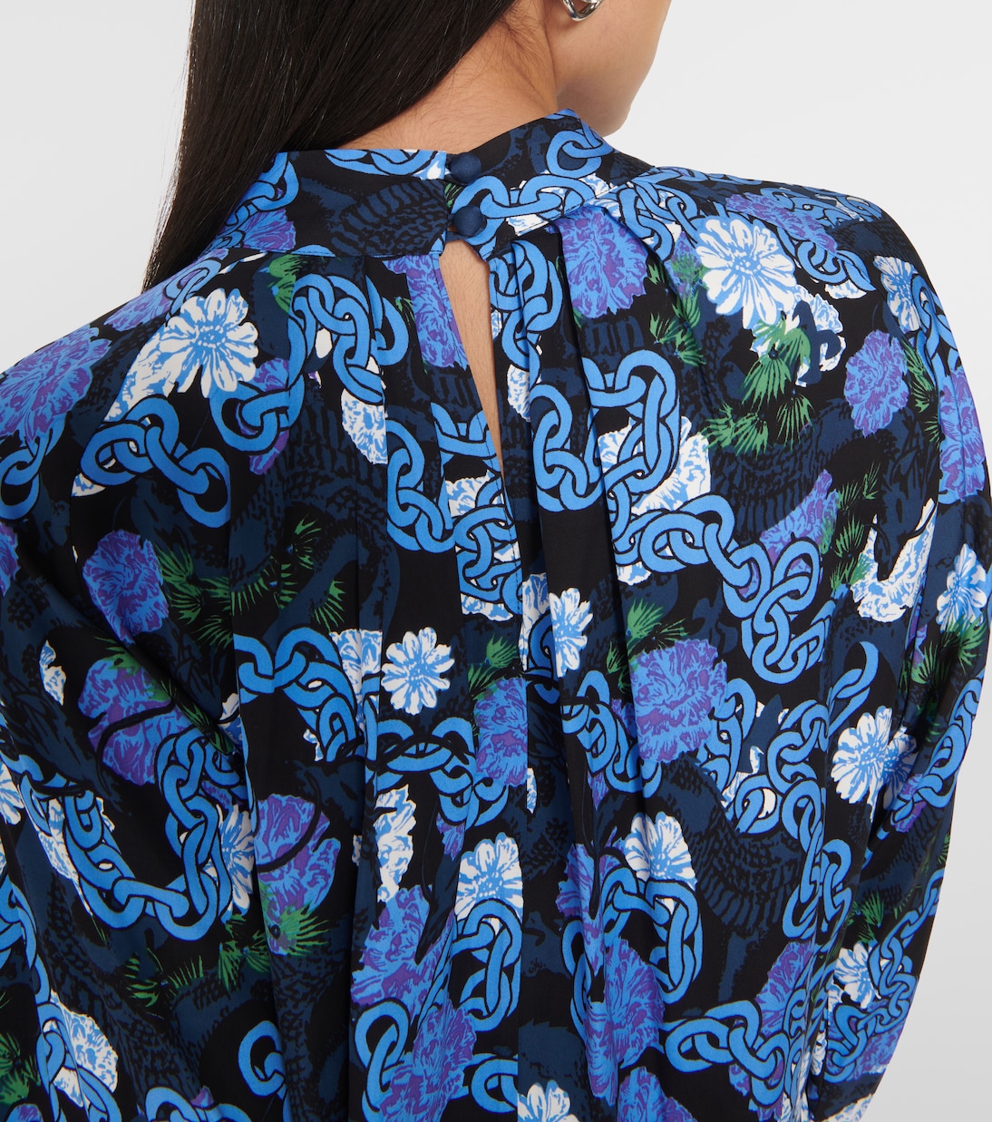 Robe Silka imprimée en satin | Diane von Furstenberg