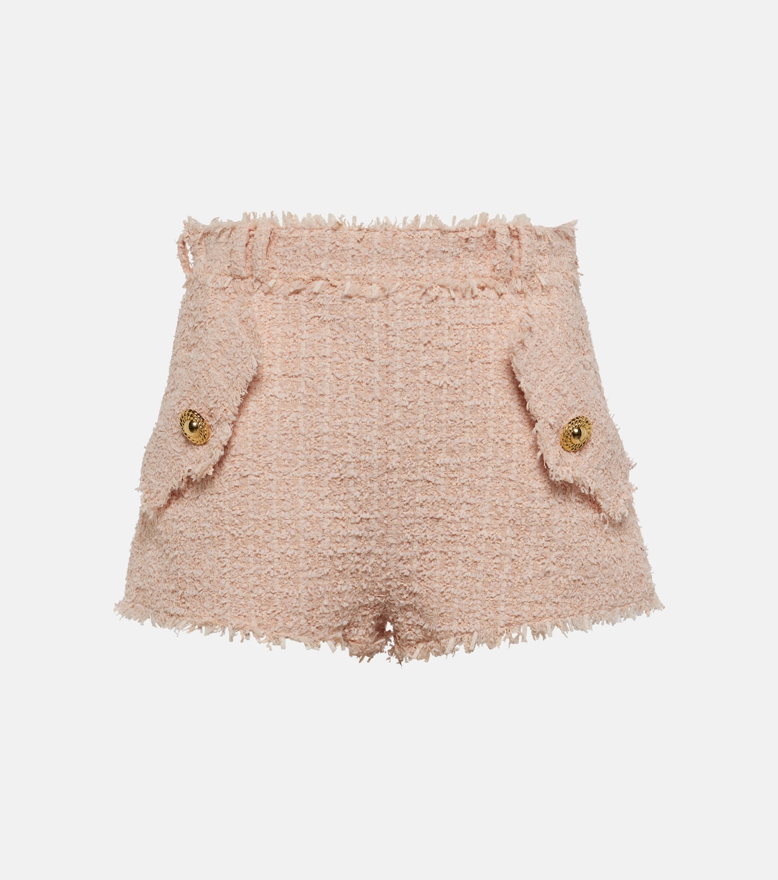 High-rise tweed shorts | Balmain