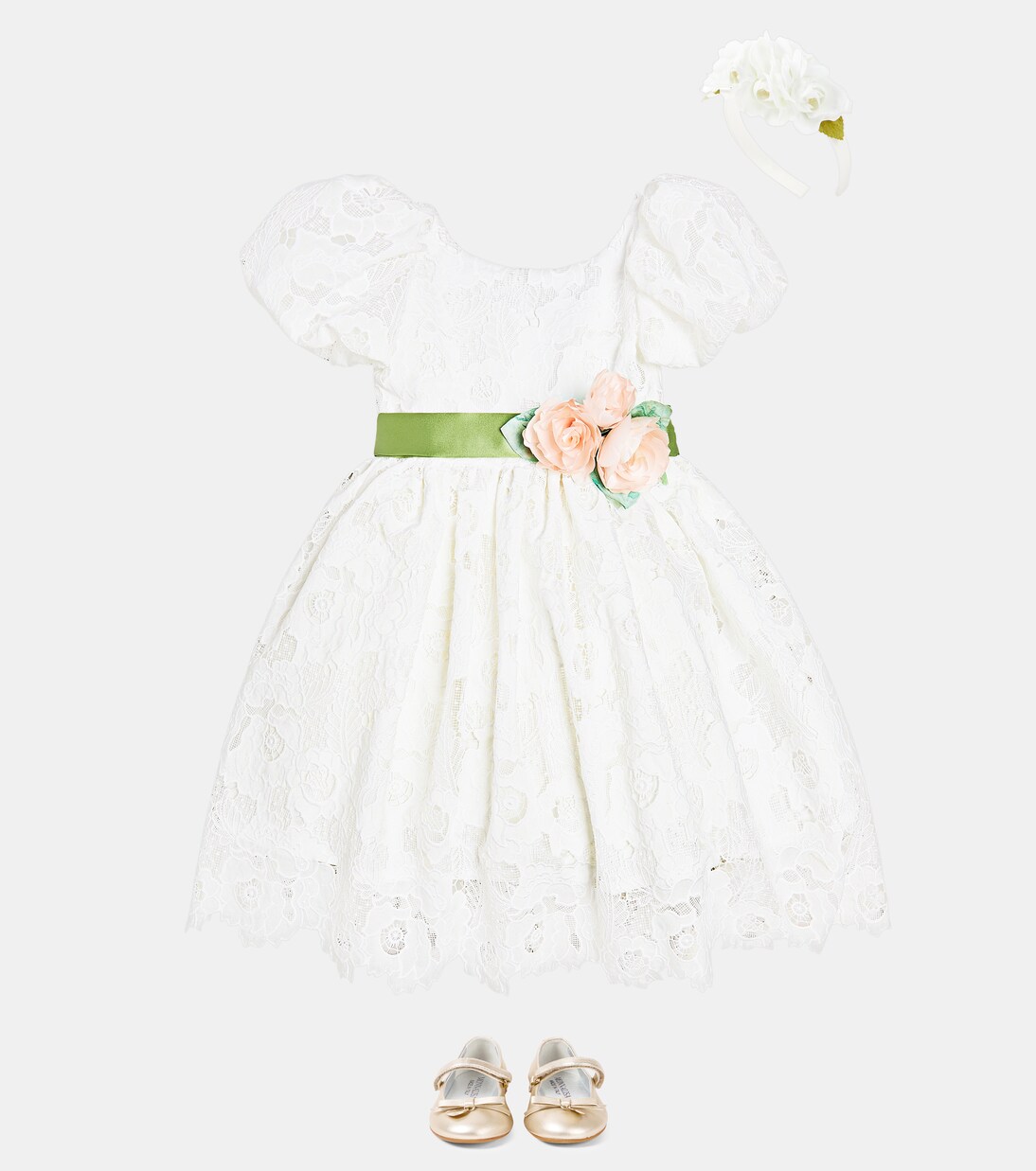 Floral-appliqué headband | Monnalisa