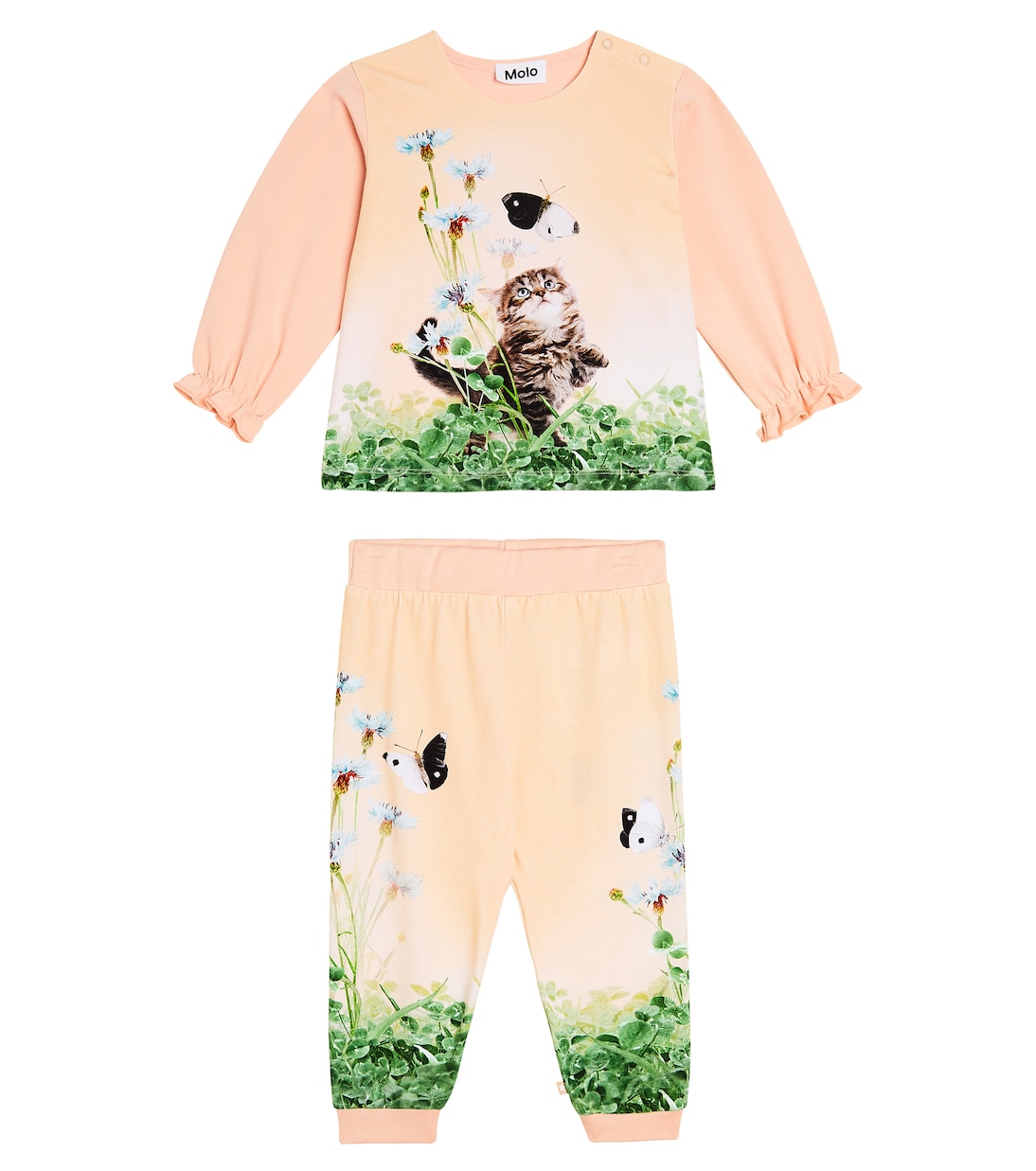 Baby Elina T-shirt and Susanne pants set | Molo