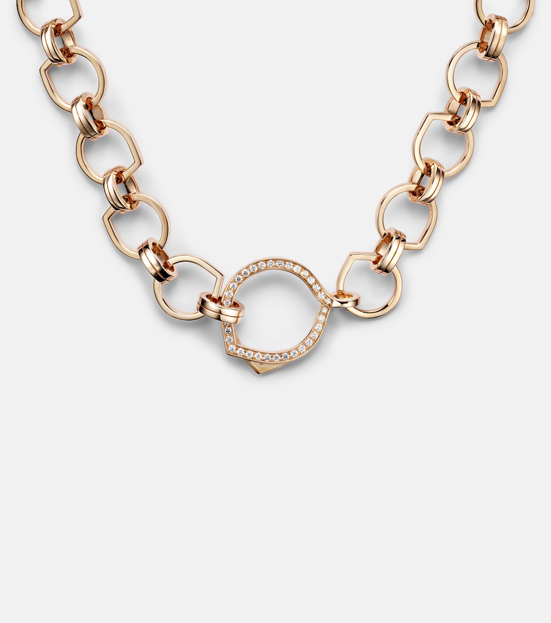 Antifer 18kt rose gold necklace with diamonds | Repossi