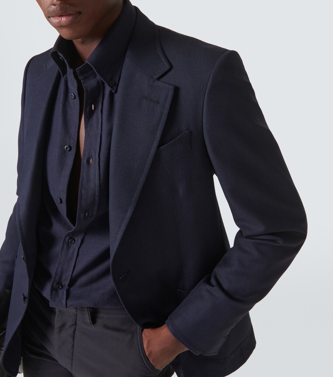 Wool, mohair, and silk suit jacket | Tom Ford