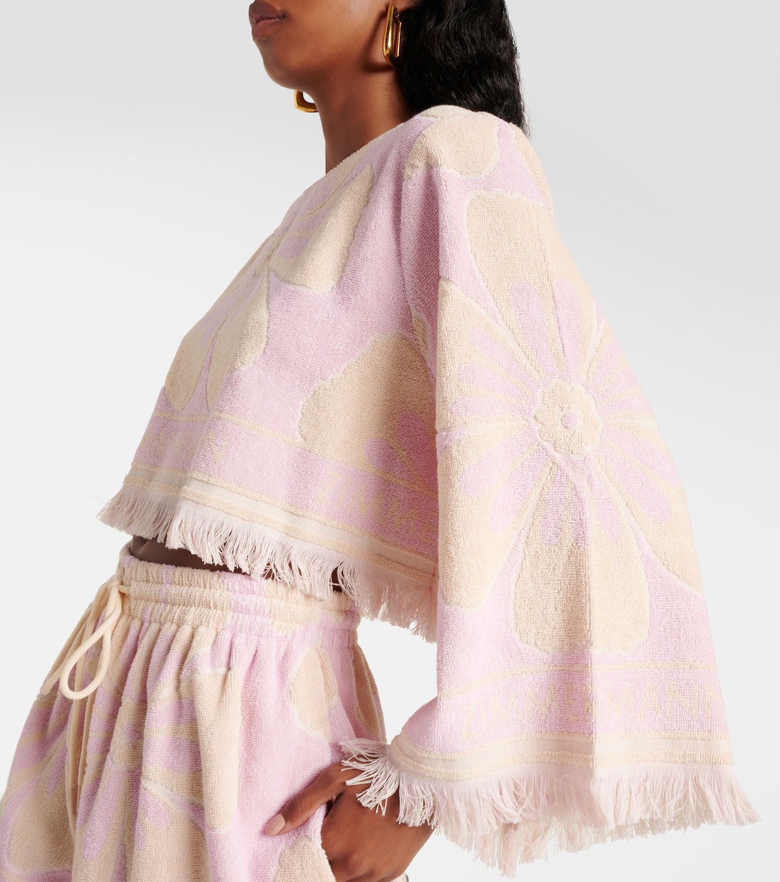 Cropped-Top Pop aus Frottee | Zimmermann