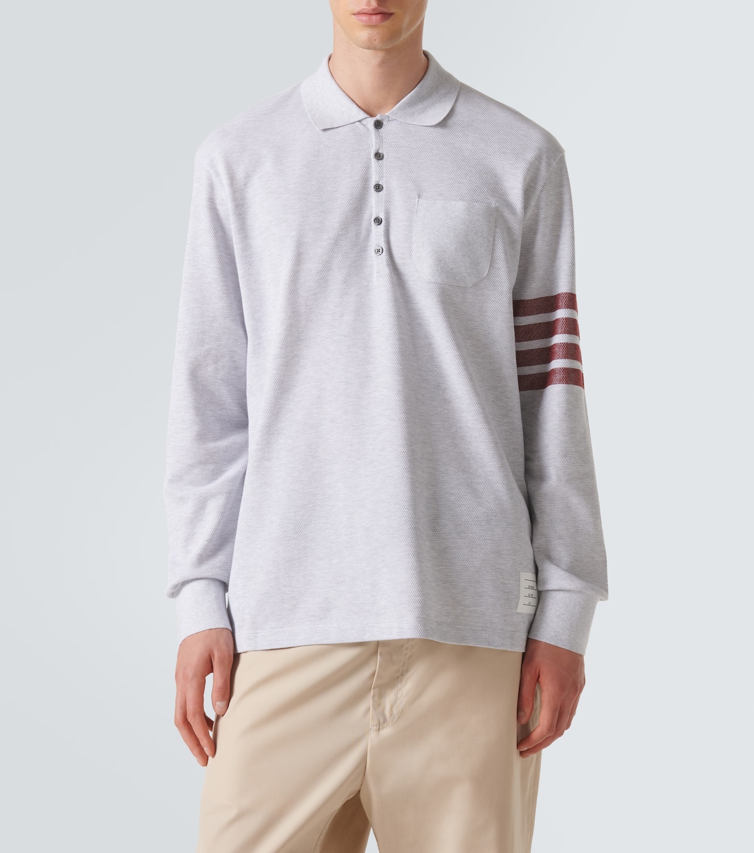 Polo 4-Bar de algodón | Thom Browne