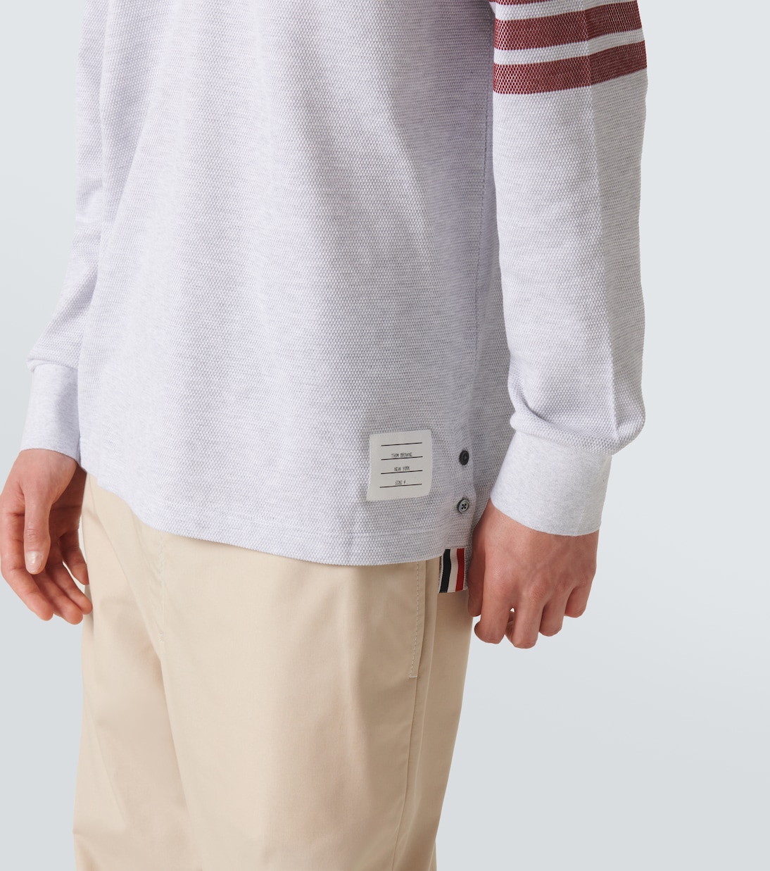 Polo 4-Bar de algodón | Thom Browne