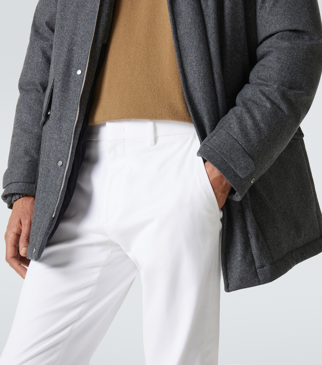 Mid-Rise-Chinohose Comfort aus Baumwolle | Zegna