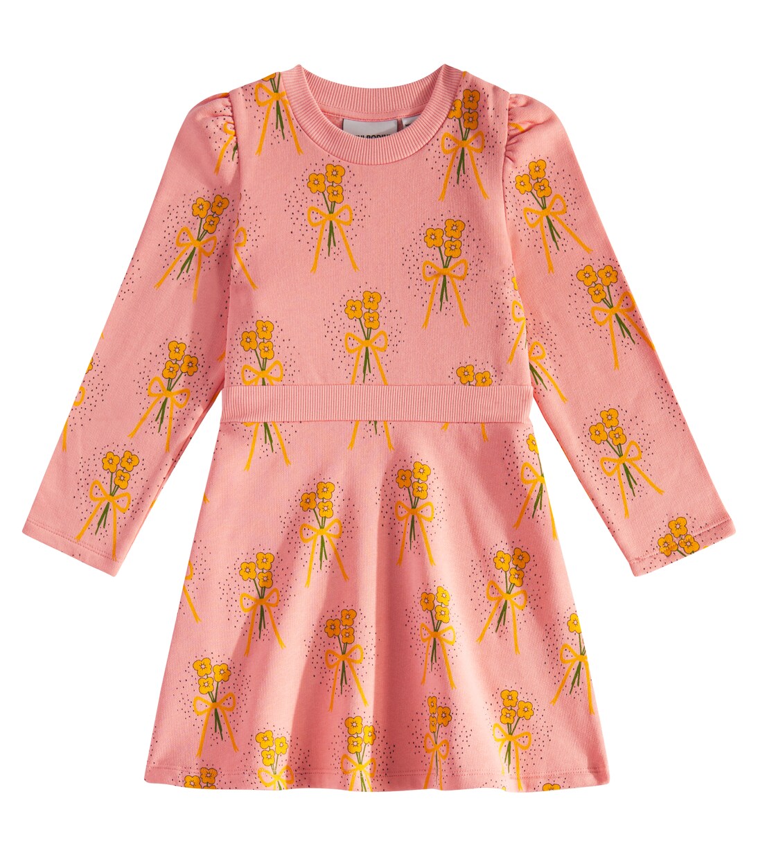Robe Winter Flowers en coton | Mini Rodini