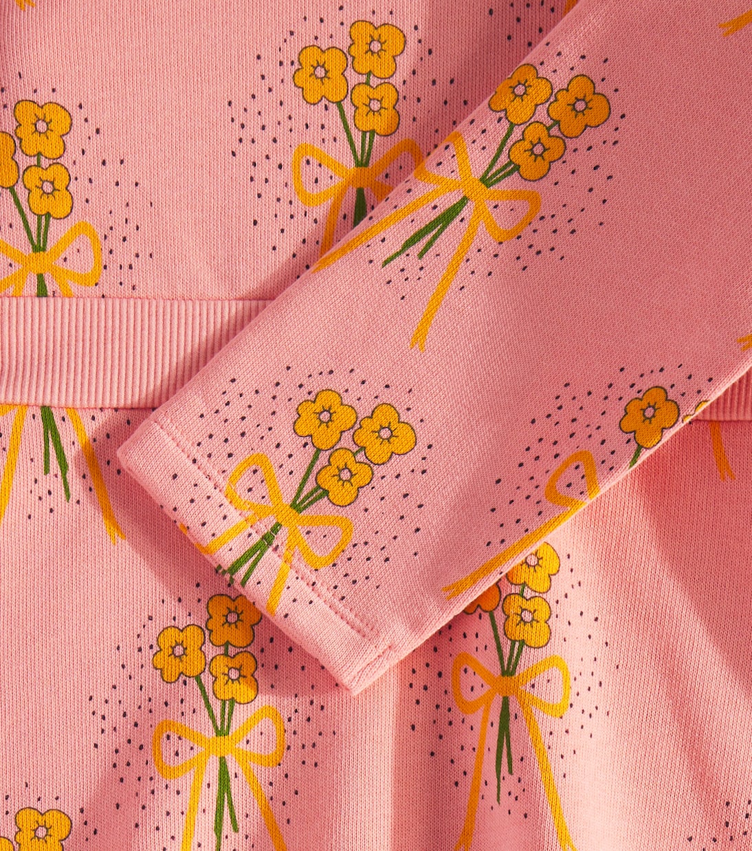 Robe Winter Flowers en coton | Mini Rodini