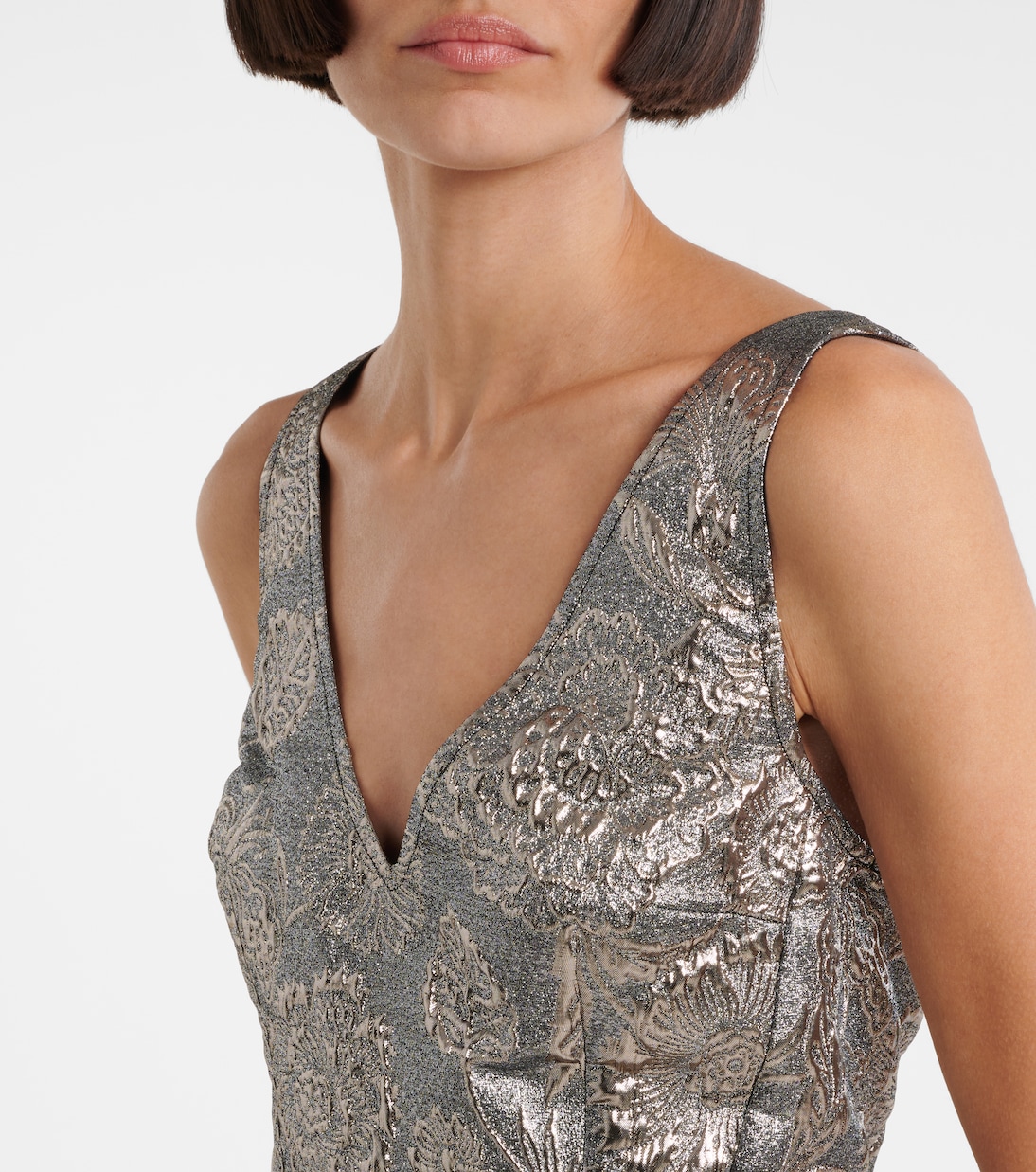 Robe de cocktail à fleurs | Toteme