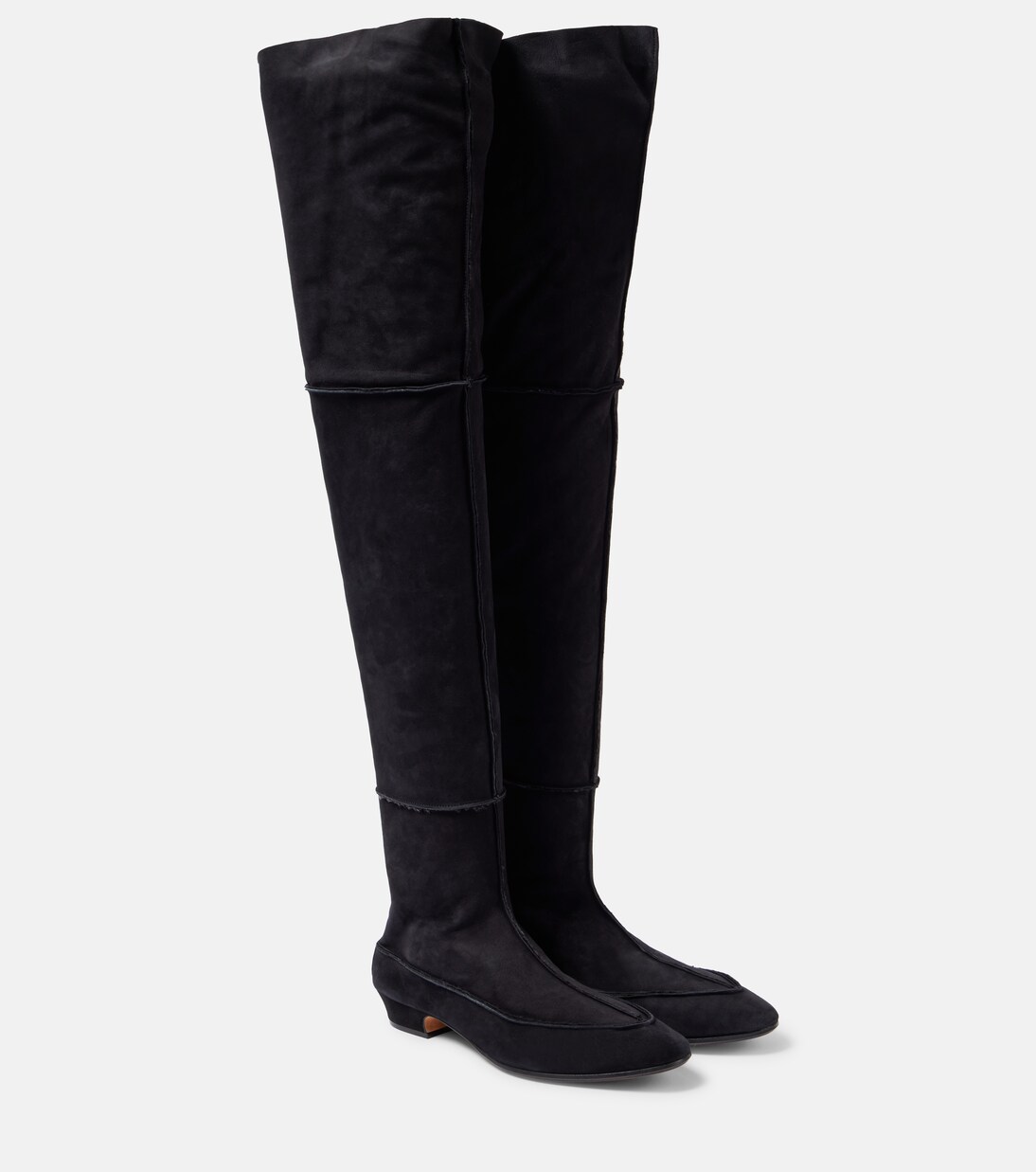 Awar Cuissarde 25 suede over-the-knee boots | The Row