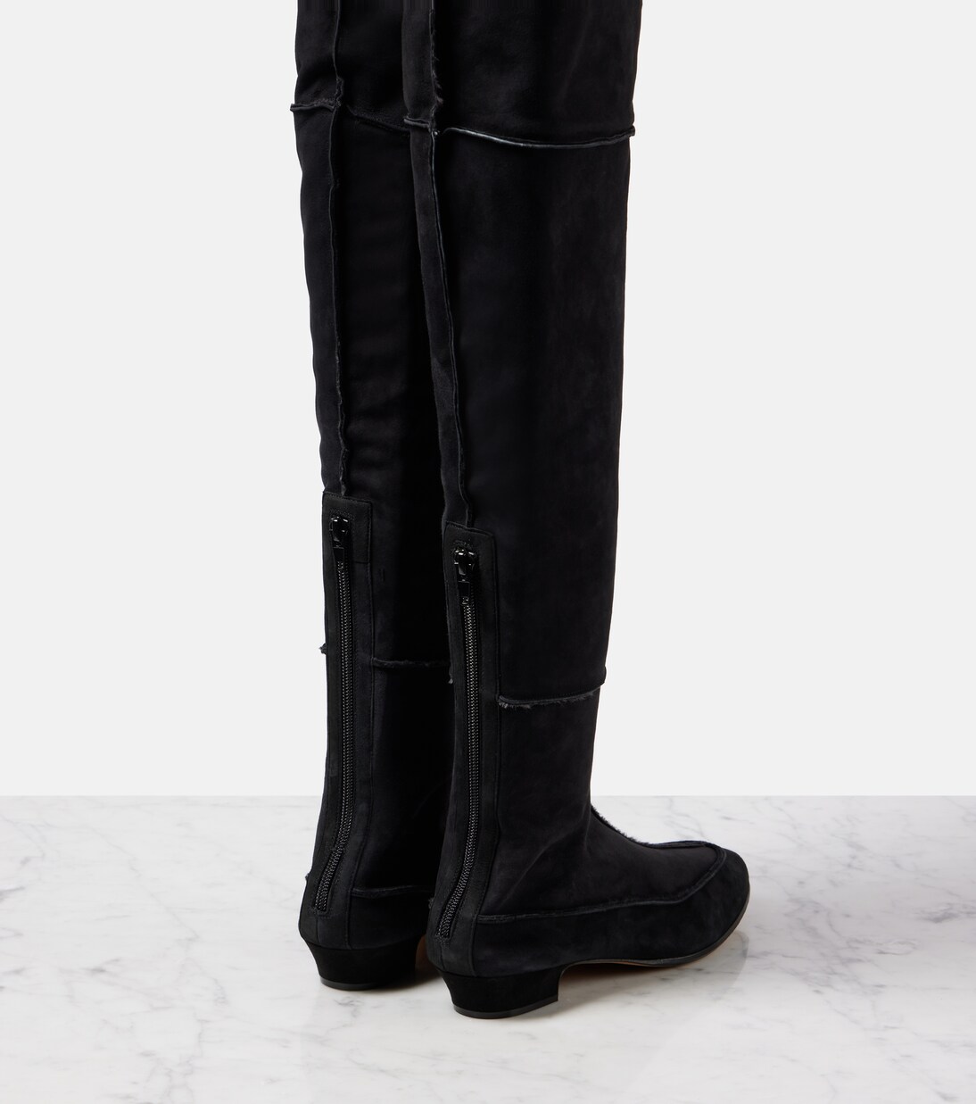 Awar Cuissarde 25 suede over-the-knee boots | The Row