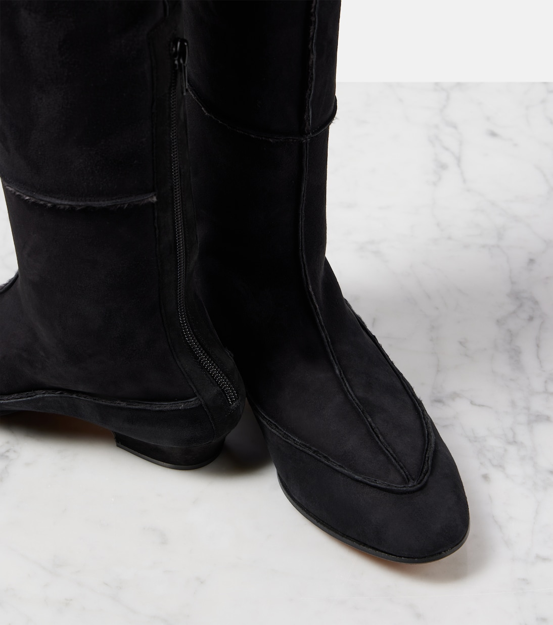 Awar Cuissarde 25 suede over-the-knee boots | The Row