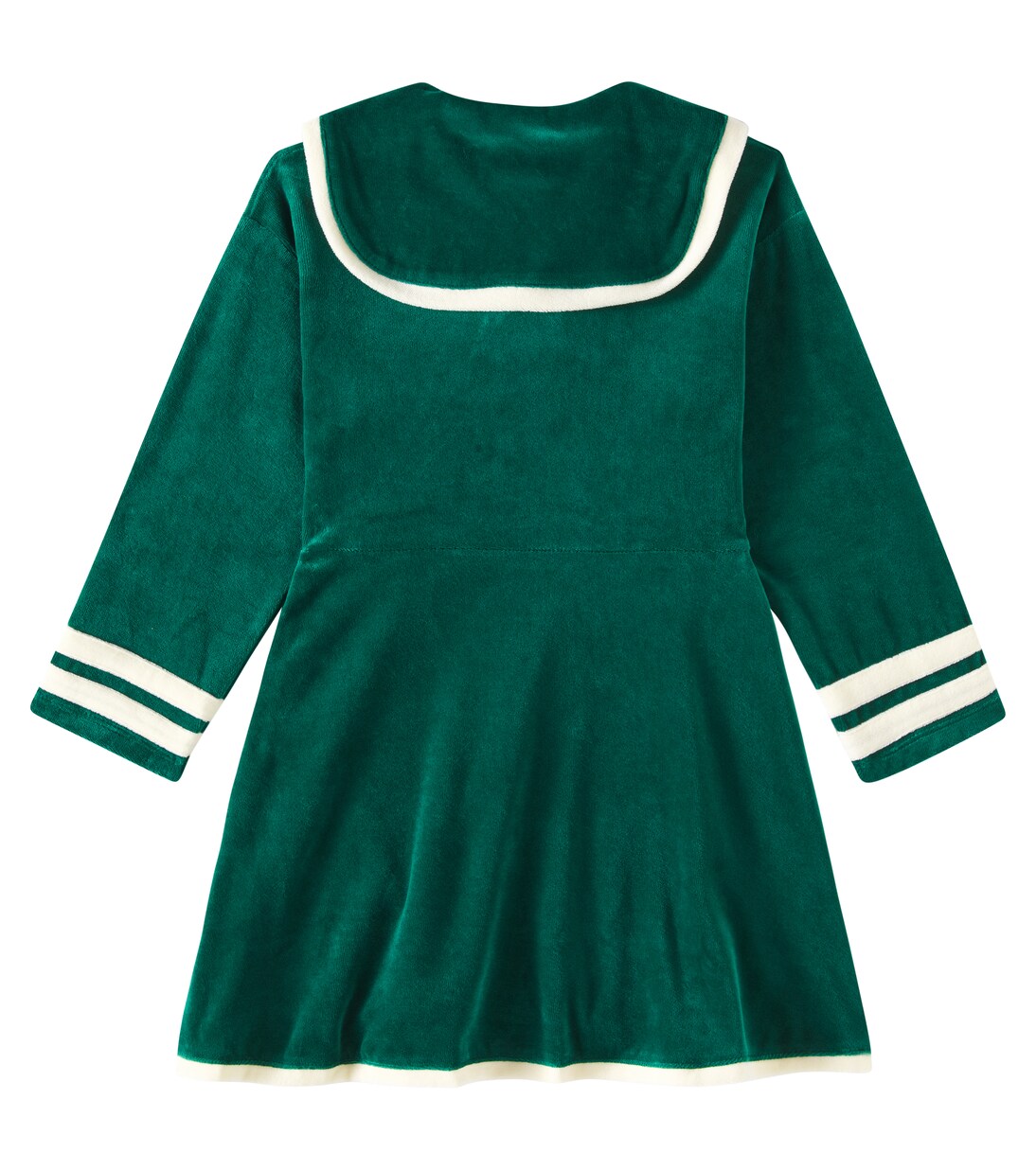 Sailor cotton velour dress | Mini Rodini