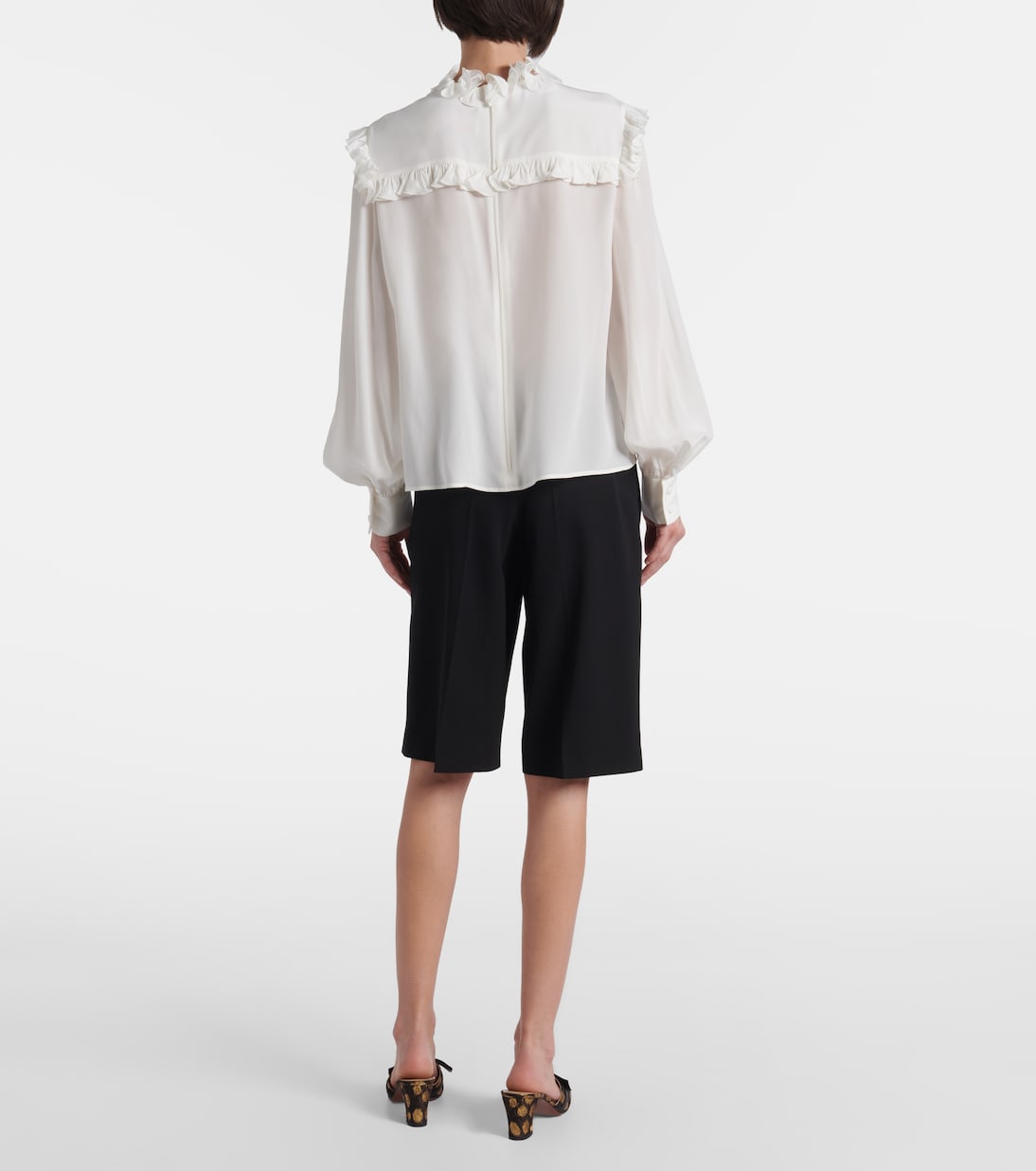 Bluse aus Crêpe de Chine aus Seide | Valentino