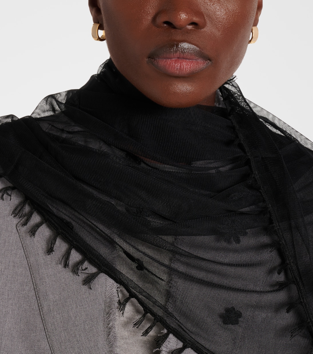 Boucles d'oreilles Signature en plaqué or | Toteme