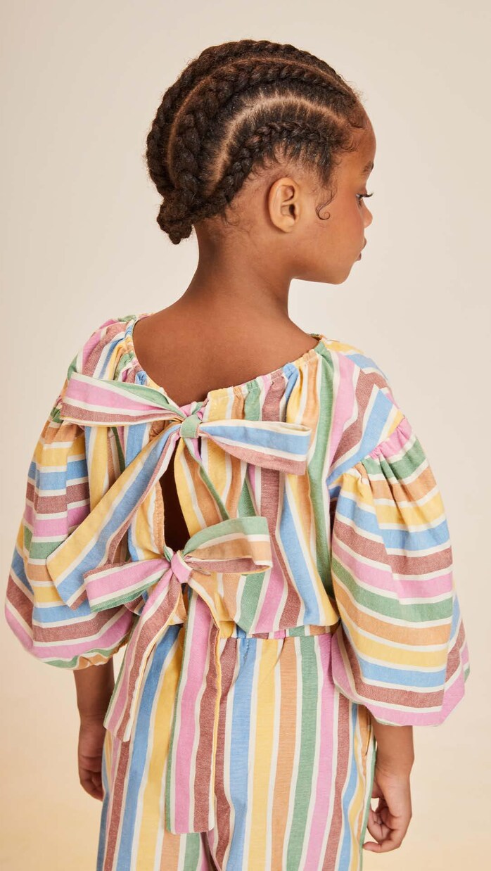 Striped cotton blouse | Fábula