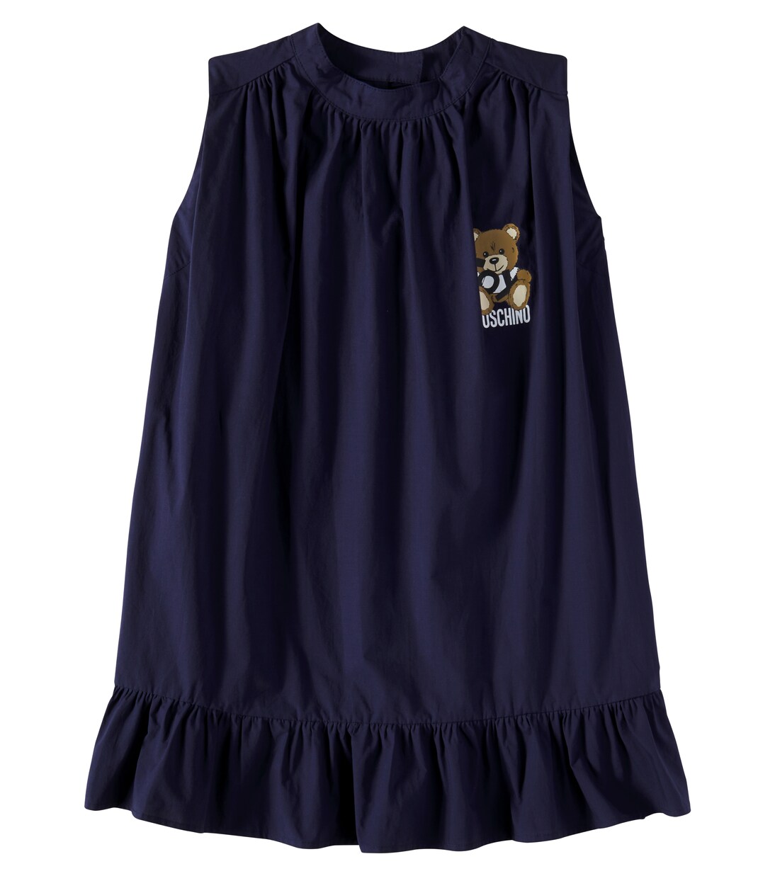 Logo cotton dress | Moschino Kids