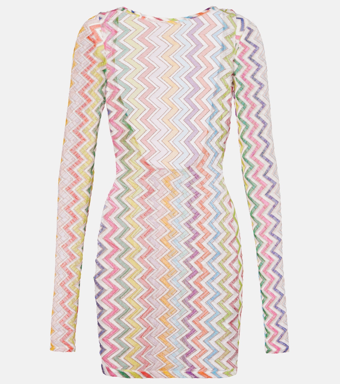 Minikleid aus Häkelstrick | Missoni