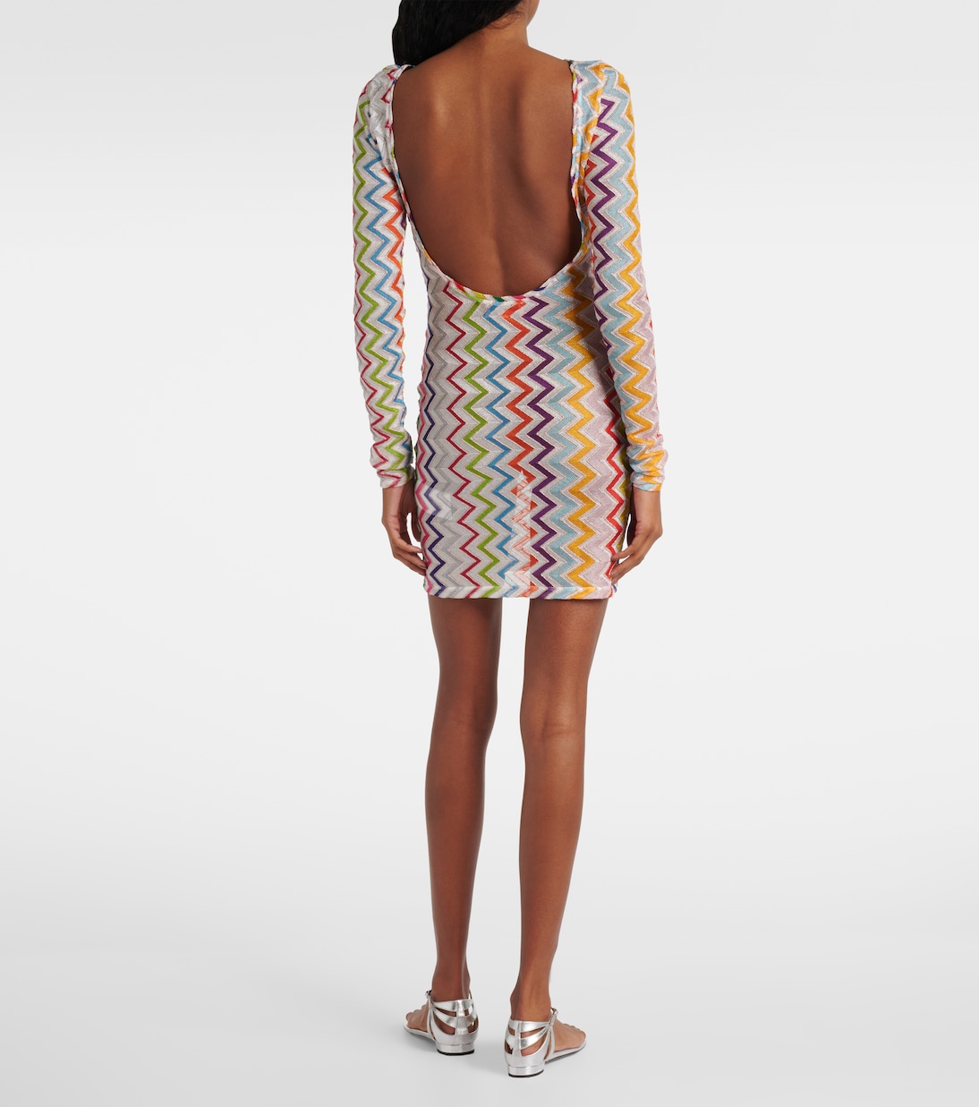Minikleid aus Häkelstrick | Missoni