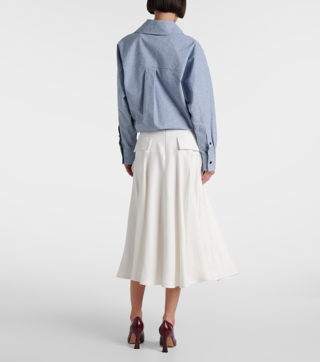 Pleated midi skirt | Bottega Veneta