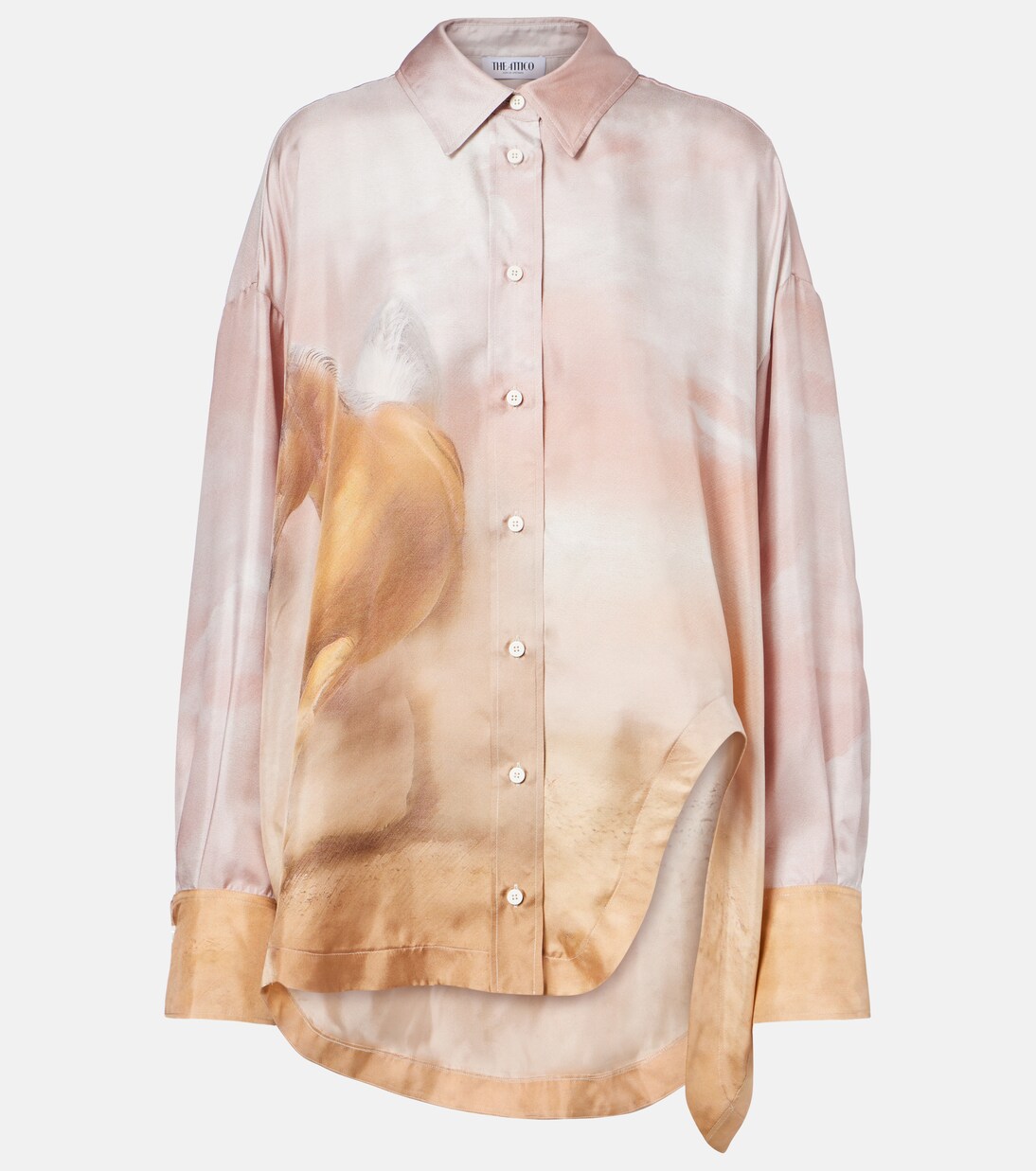 Printed silk twill shirt | The Attico
