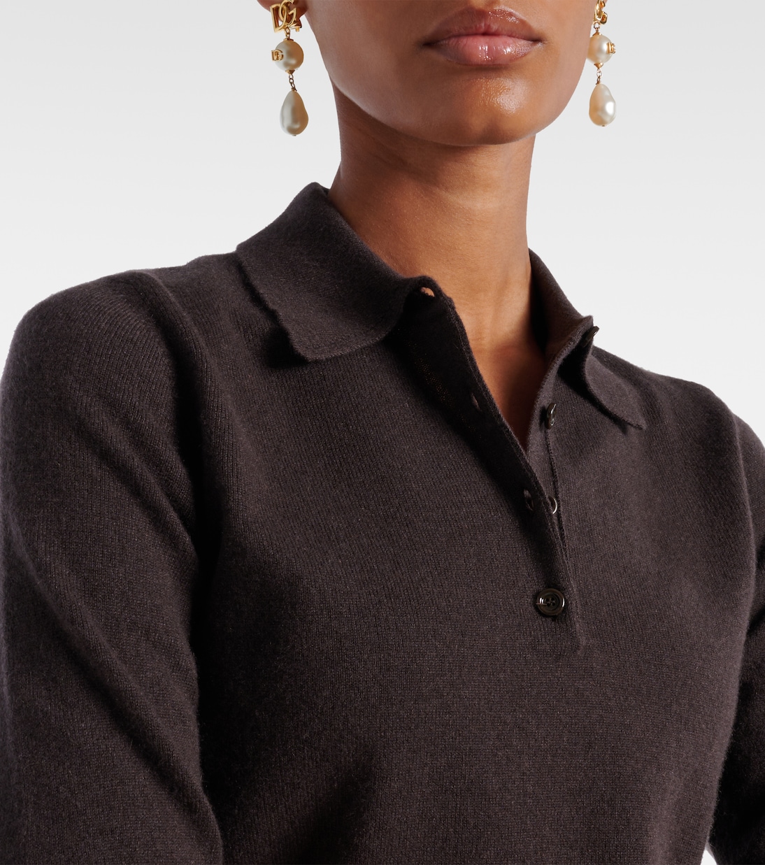 Polopullover aus Kaschmir | Dolce&Gabbana