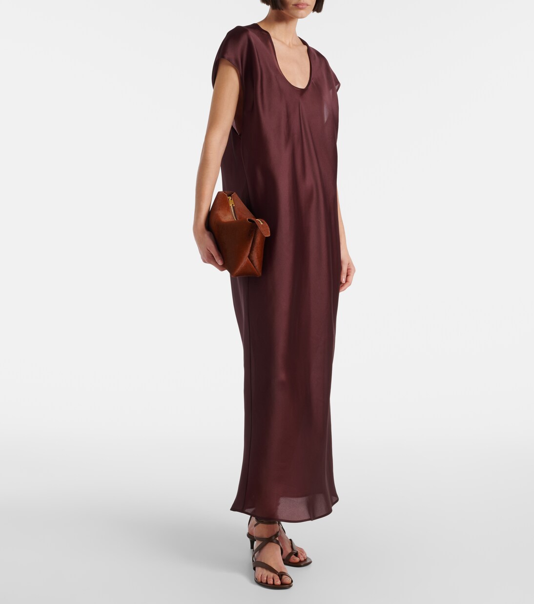 Lina Medium calf hair crossbody bag | Khaite