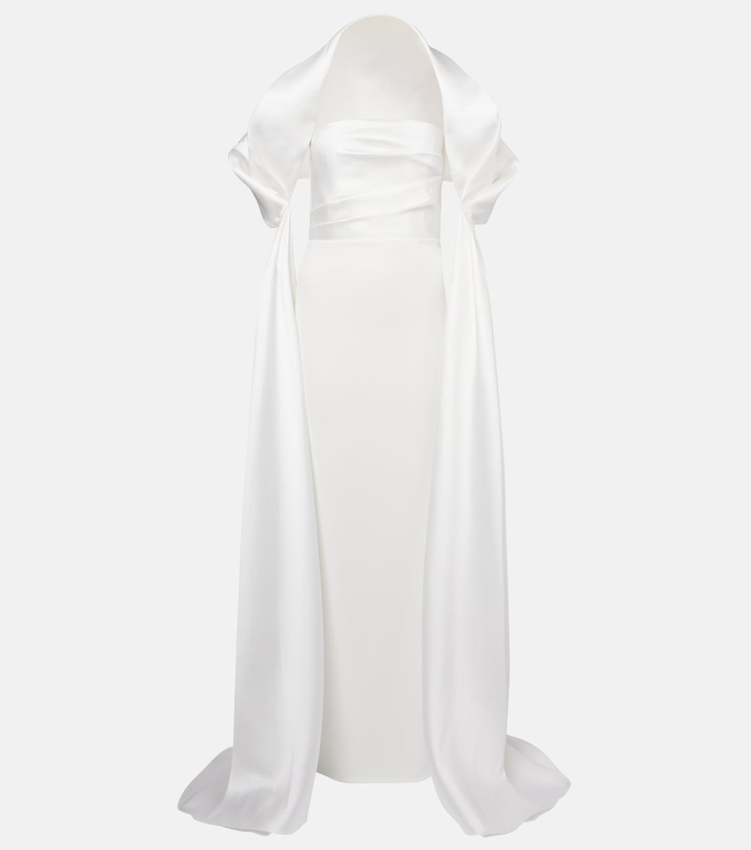 Bustier-Robe Vera aus Satin | Solace London