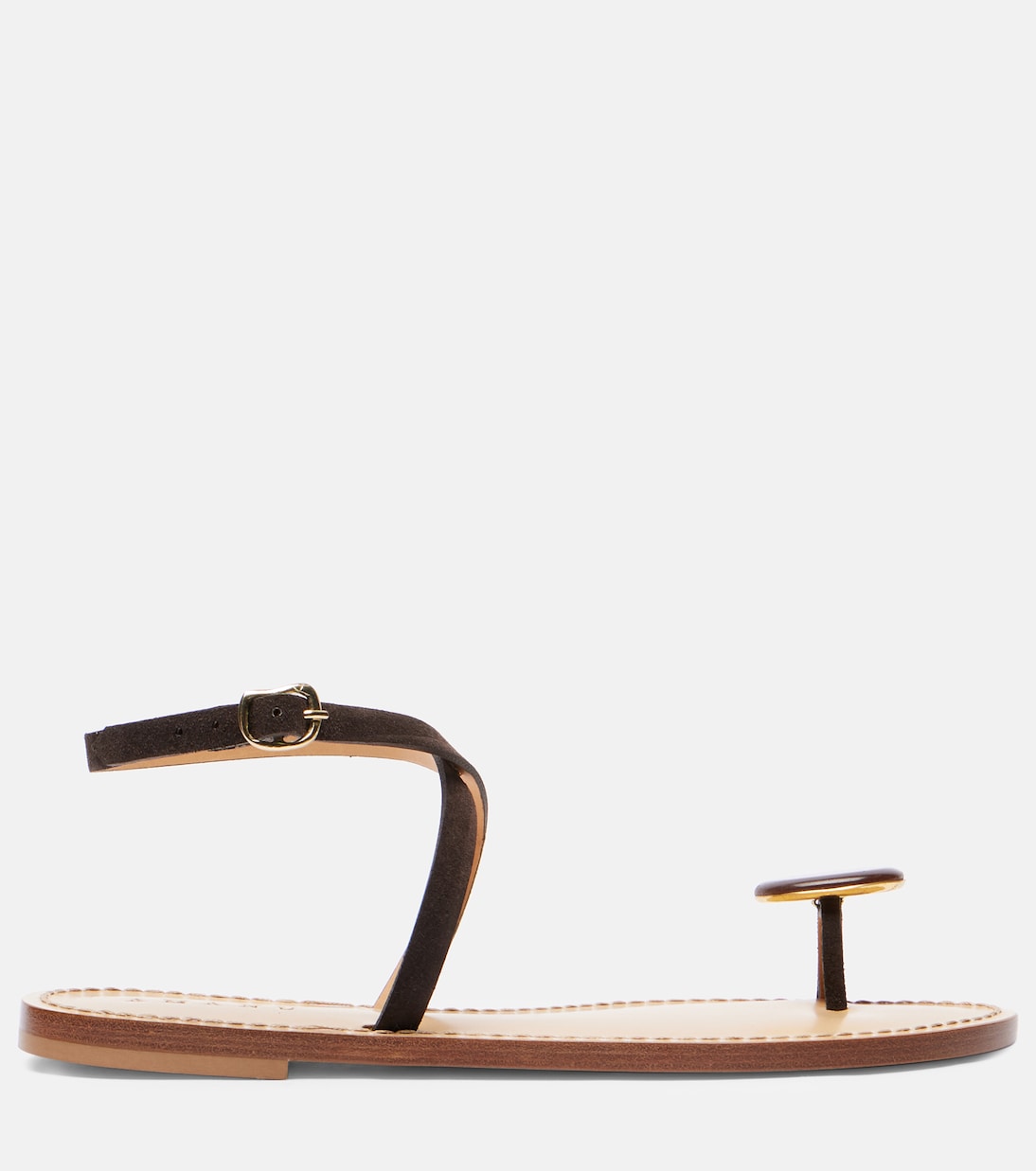 Sandalen Kigali aus Veloursleder | Amanu