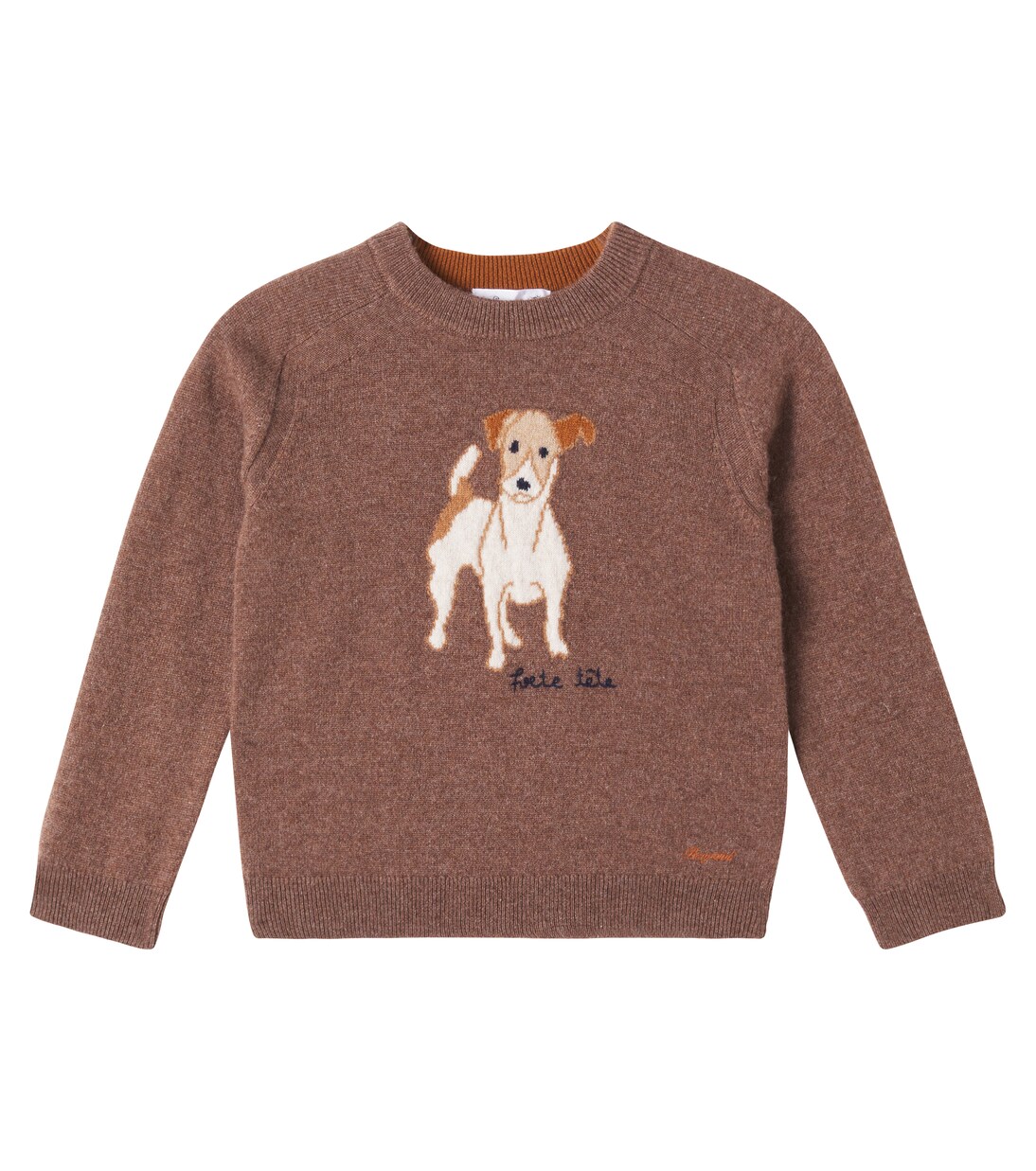 Berlioz intarsia cashmere sweater | Bonpoint