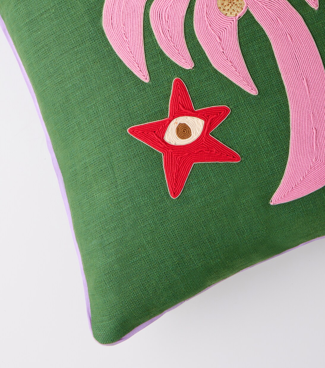 Playa Palm Tree linen cushion | Jonathan Adler