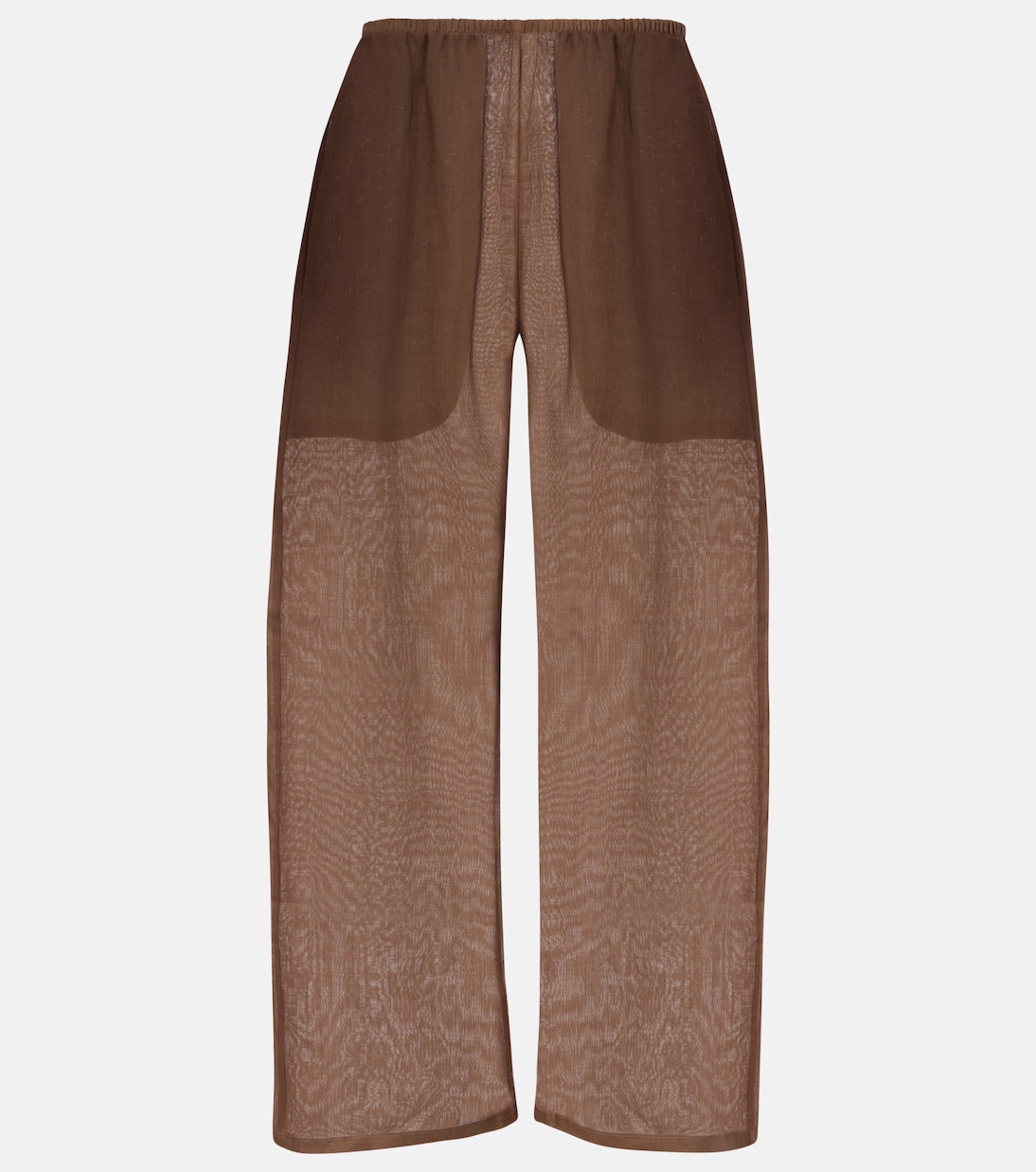 Niko ramie cropped barrel-leg pants | Leset