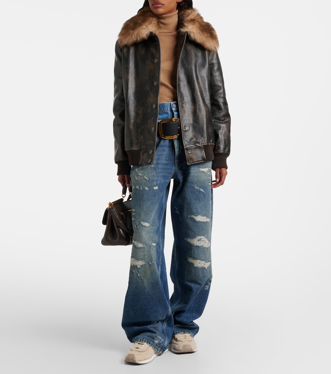 DG Cushion shearling sneakers | Dolce&Gabbana