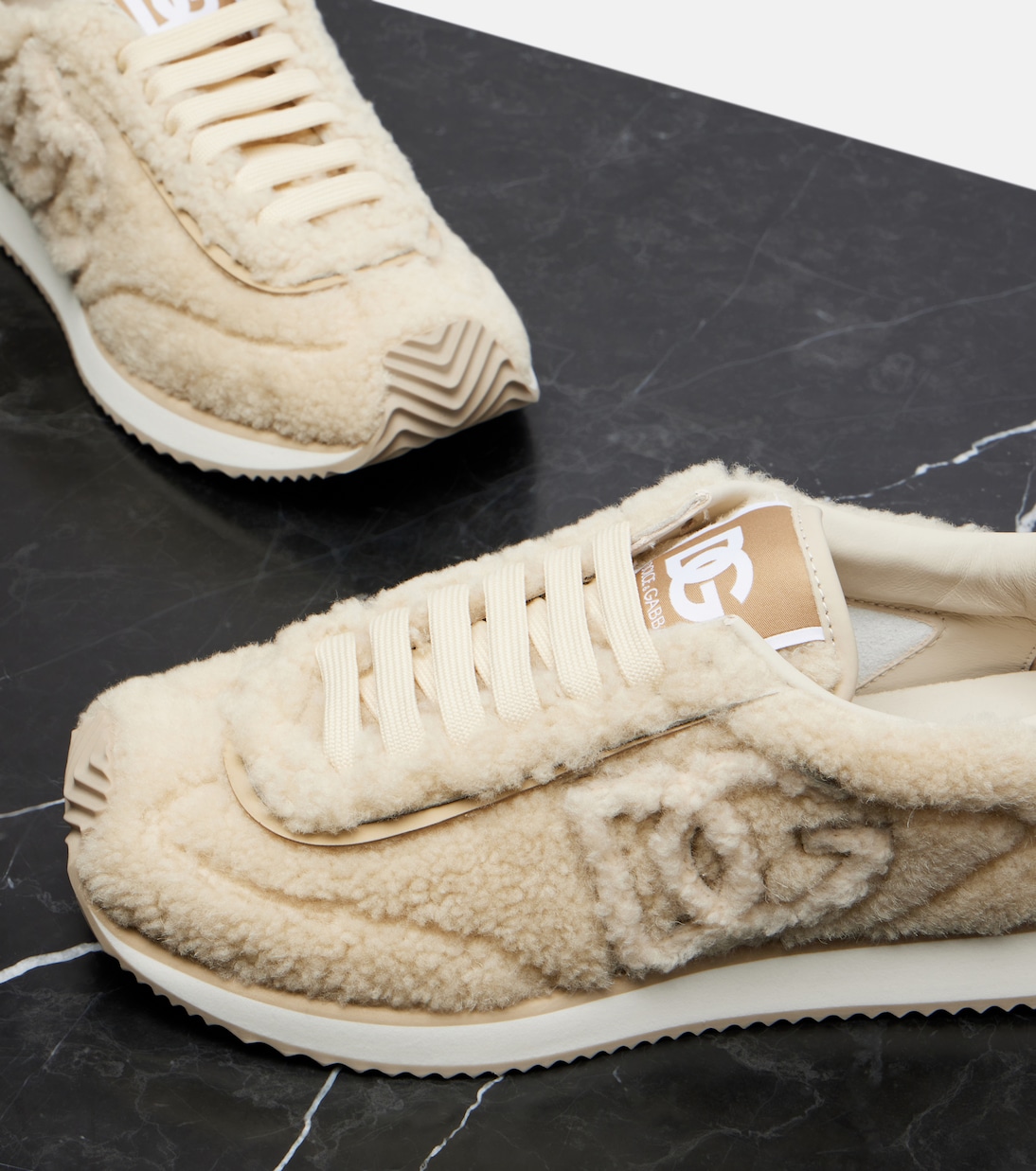 DG Cushion shearling sneakers | Dolce&Gabbana