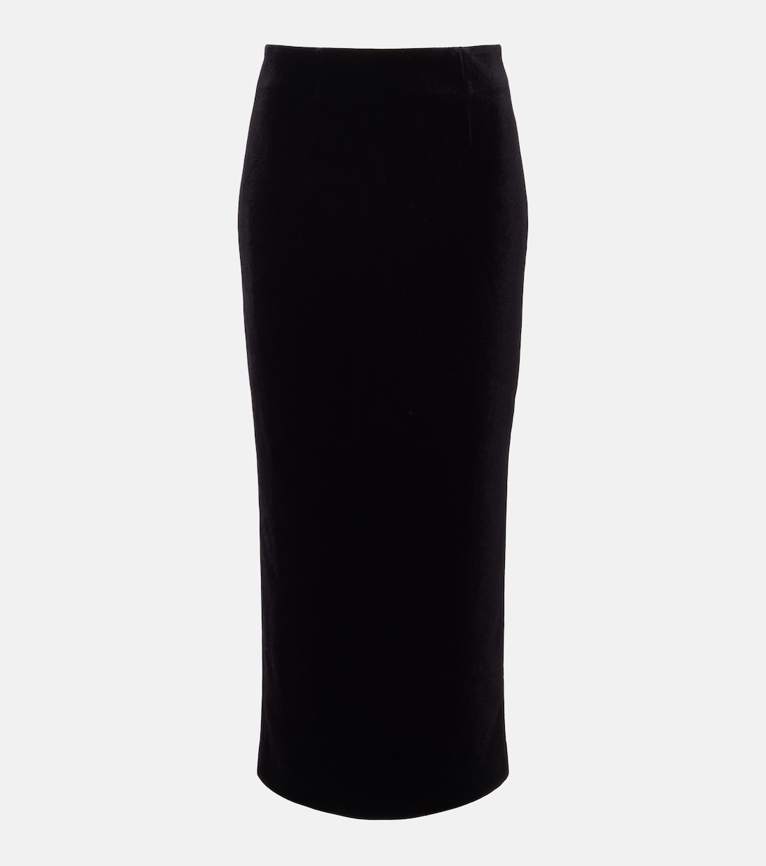Velvet midi skirt | Roland Mouret