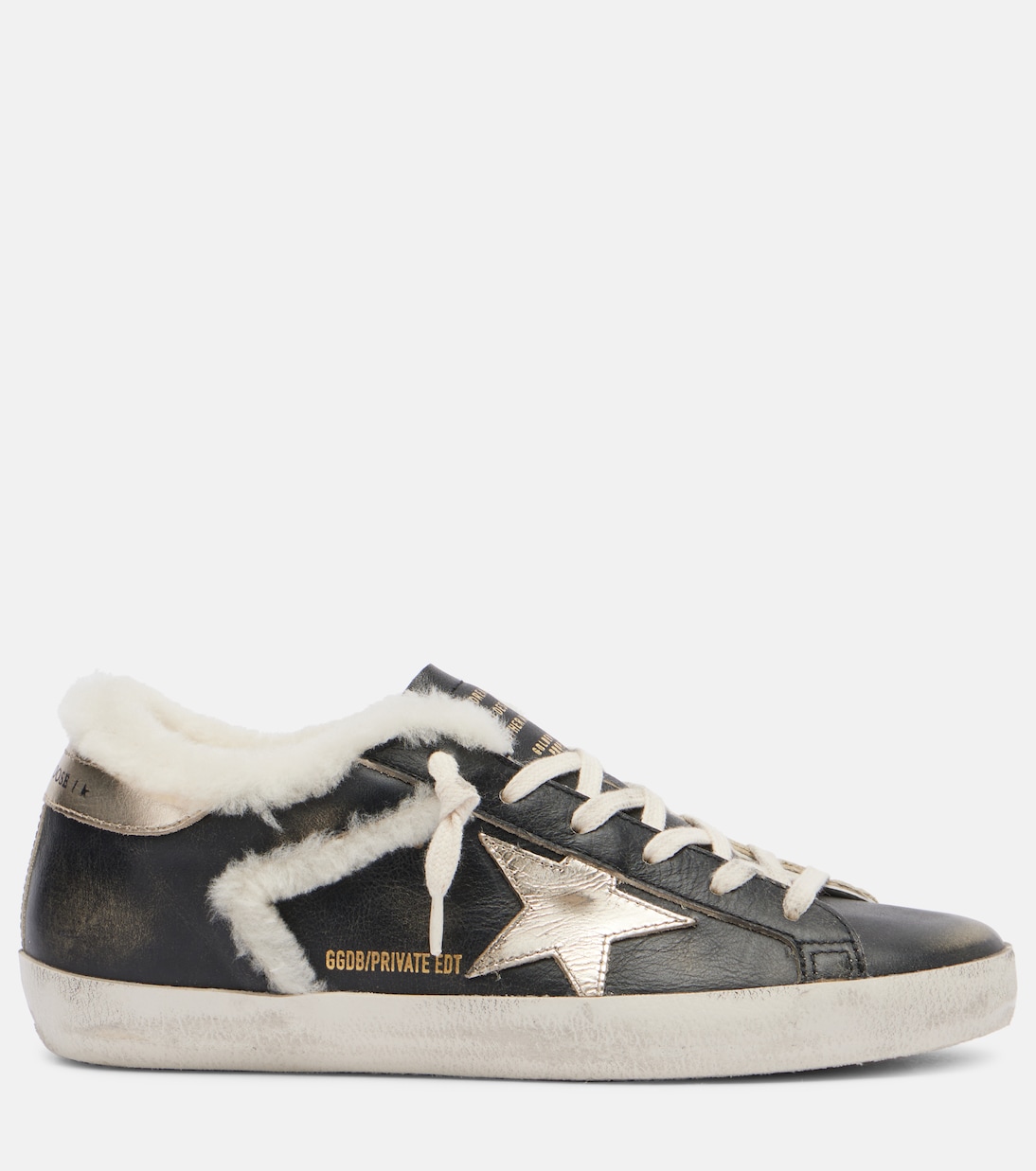 Zapatillas Super-Star de piel con borrego | Golden Goose