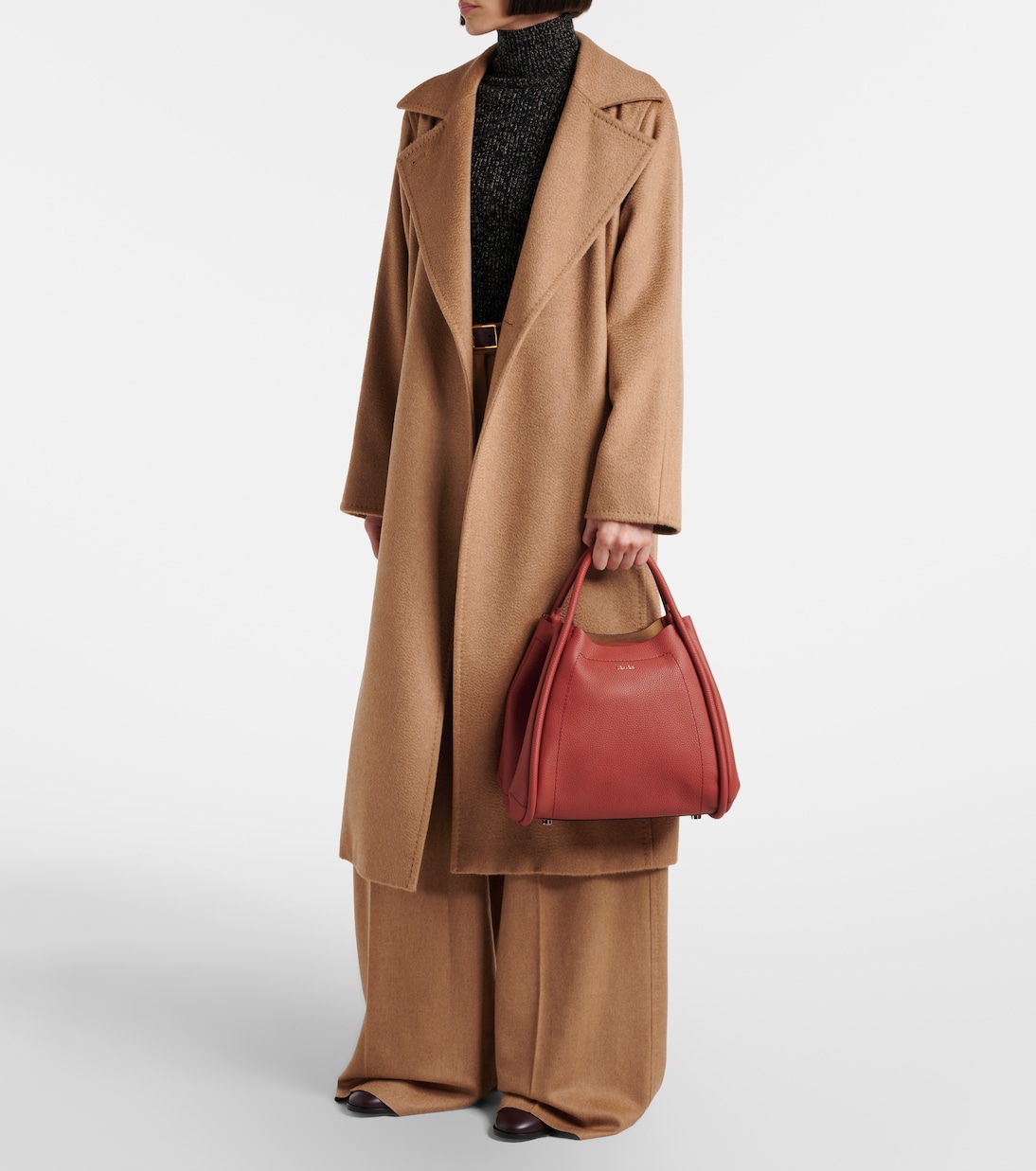 Marine Small leather tote bag | Max Mara