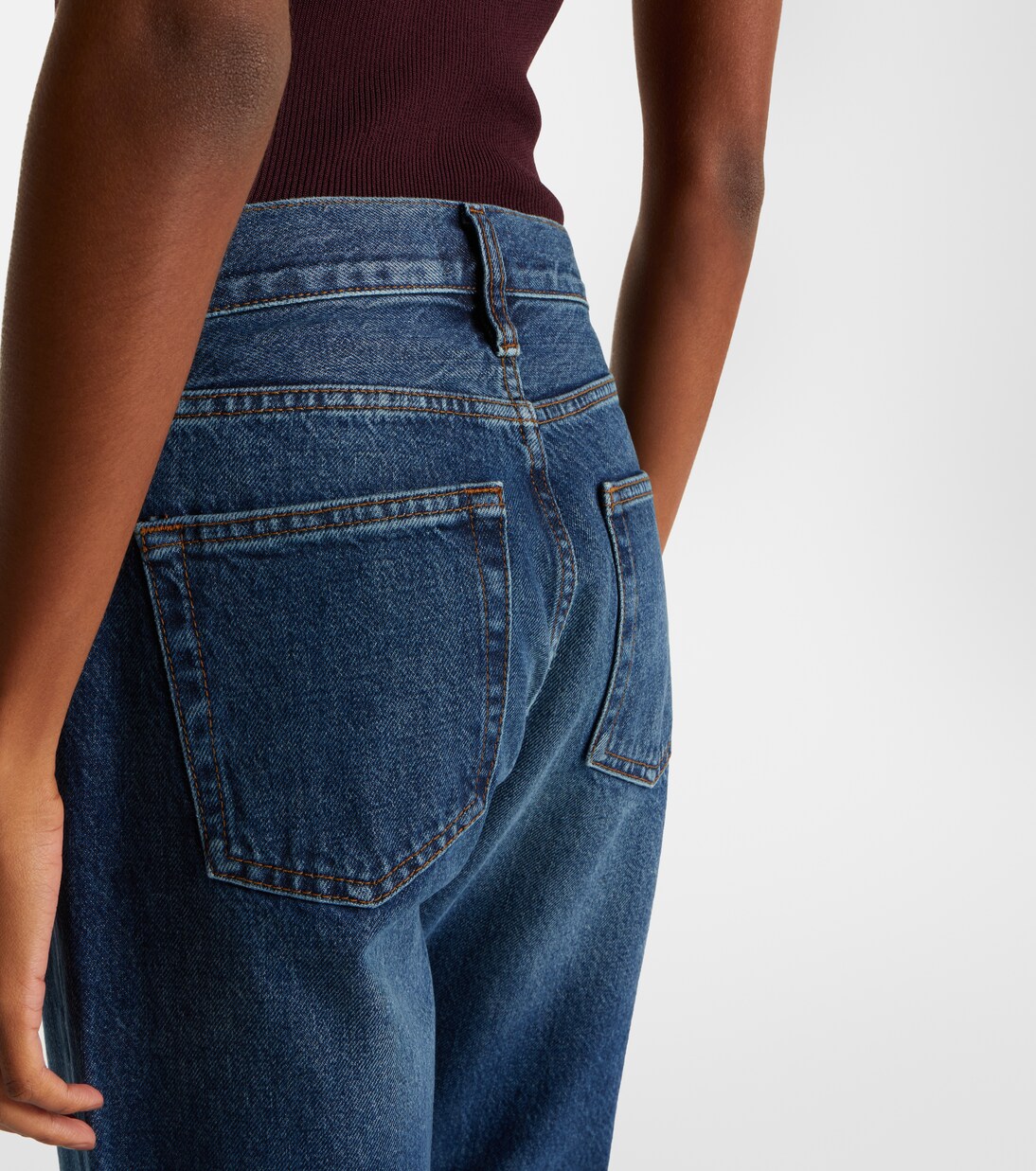 Jean droit Hang à taille haute | Frame