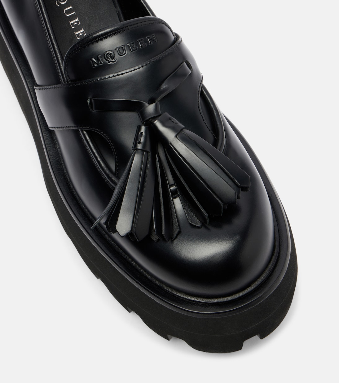 Sofa leather platform loafers | McQueen
