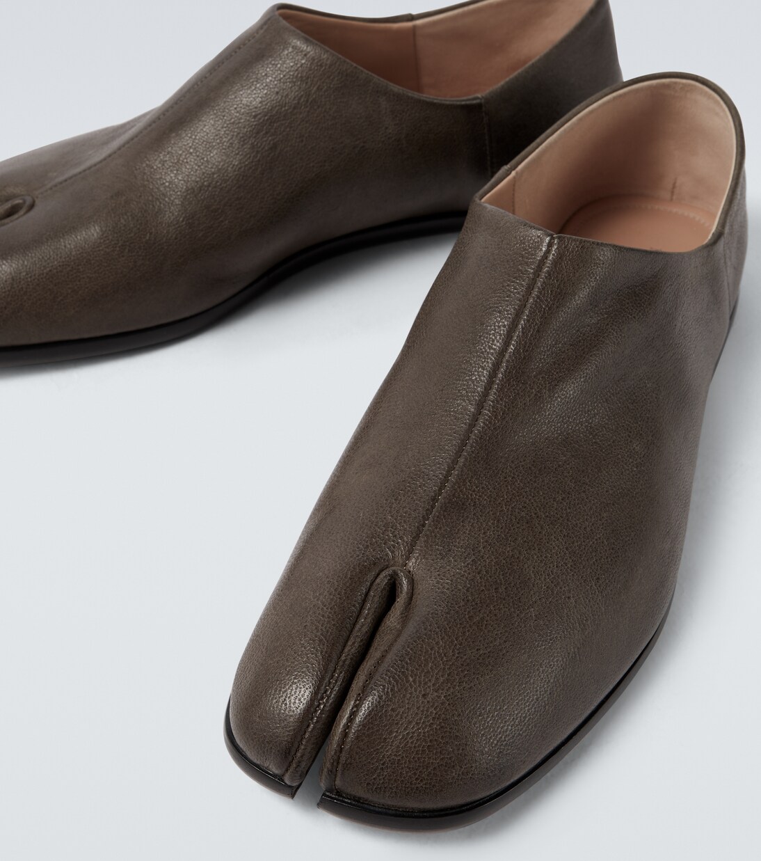 Tabi leather slip-on shoes | Maison Margiela