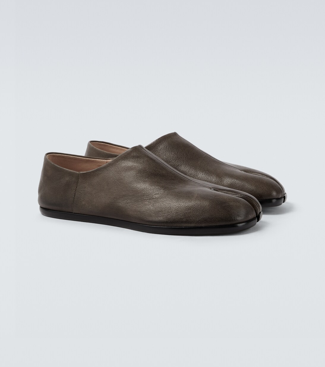 Tabi leather slip-on shoes | Maison Margiela