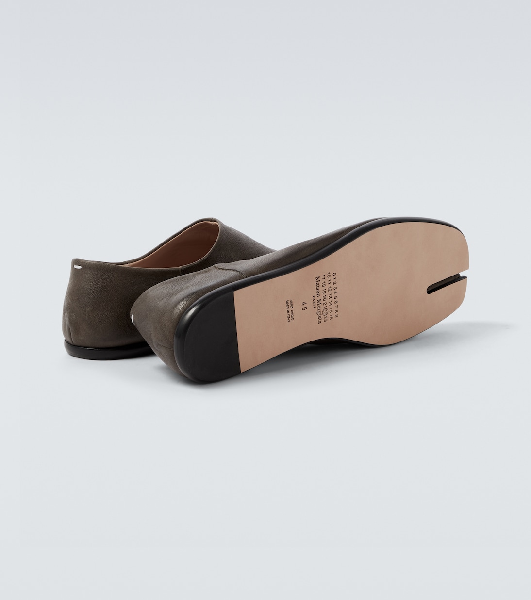 Tabi leather slip-on shoes | Maison Margiela