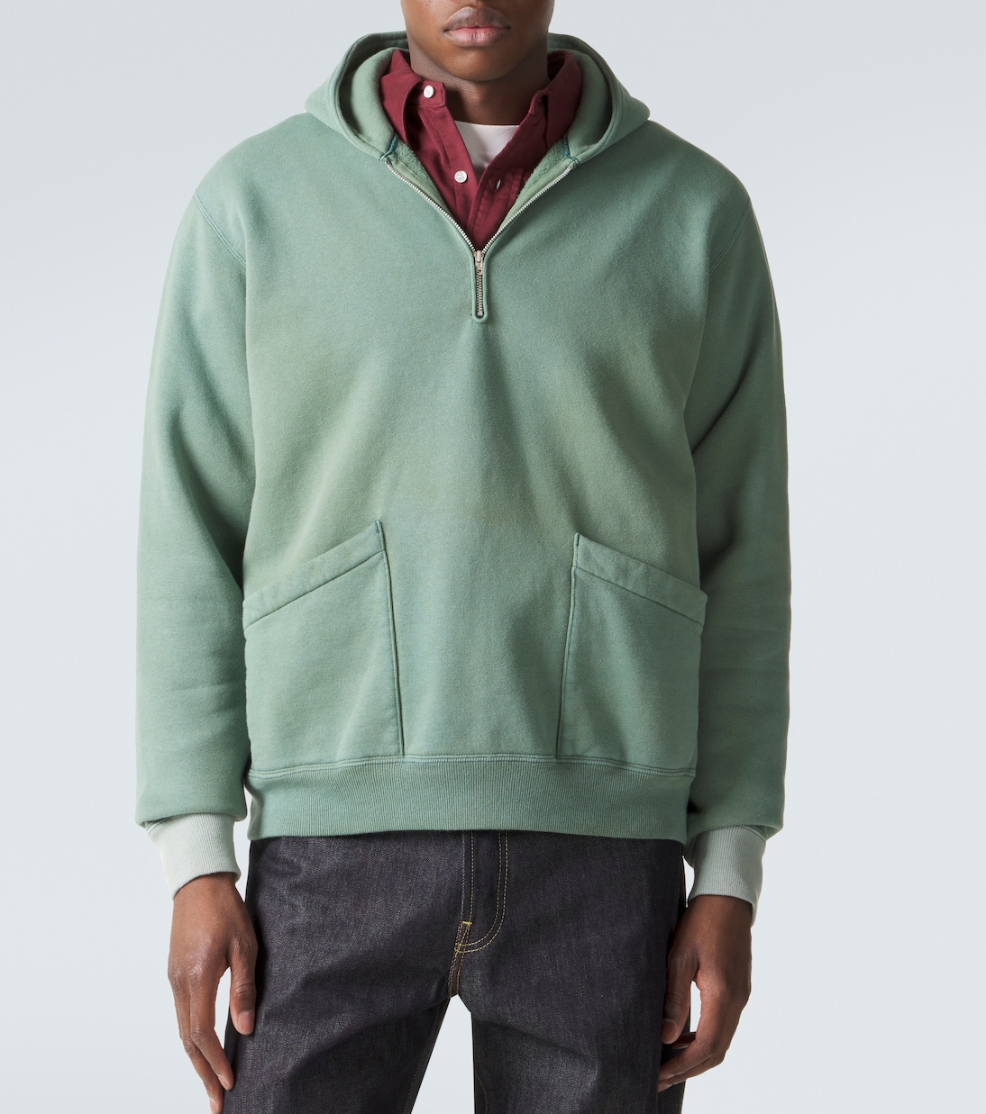 Hoodie Vintage aus Baumwoll-Jersey | A.Presse