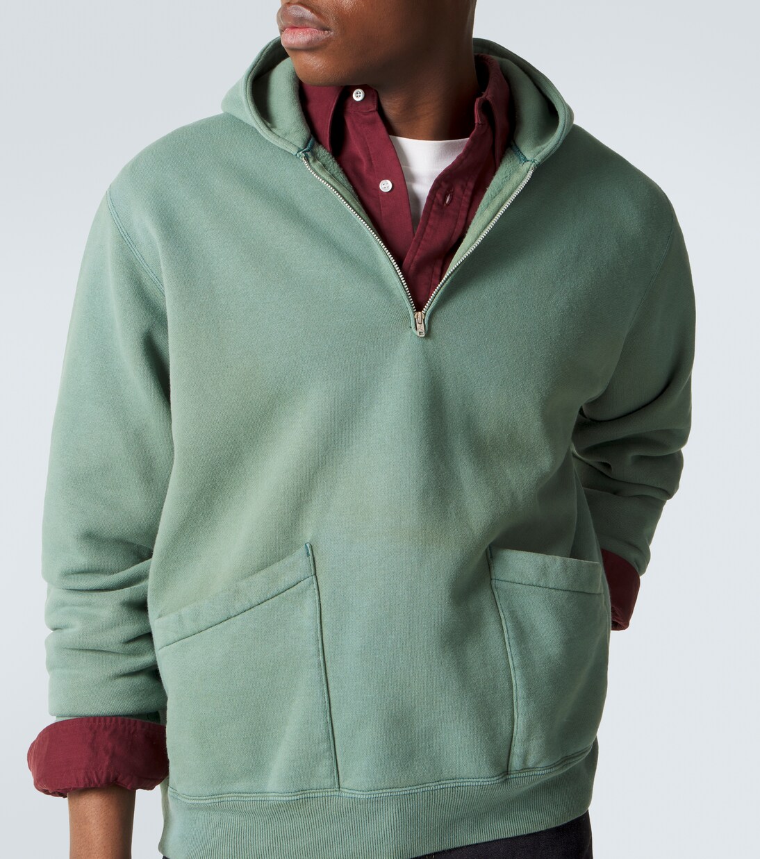 Hoodie Vintage aus Baumwoll-Jersey | A.Presse