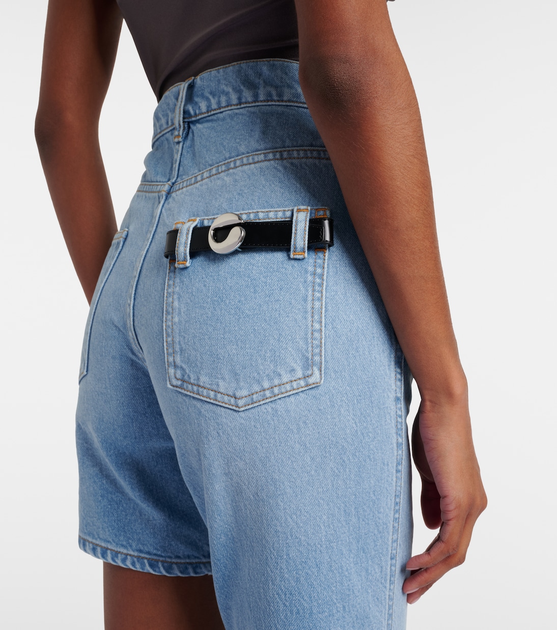 One-Leg Boyfriend bootcut jeans | Coperni