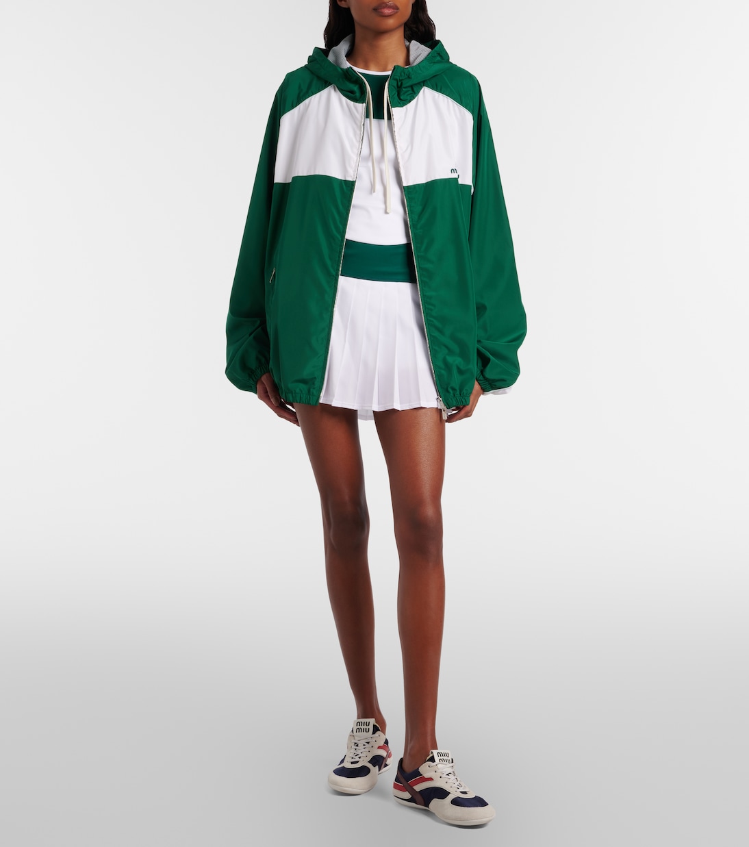 X New Balance Jacke aus Popeline | Miu Miu