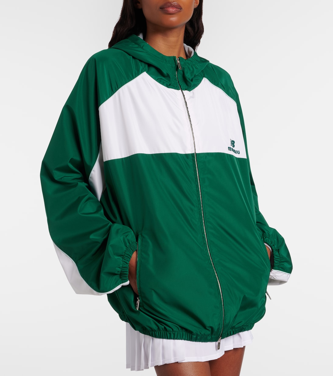 X New Balance Jacke aus Popeline | Miu Miu